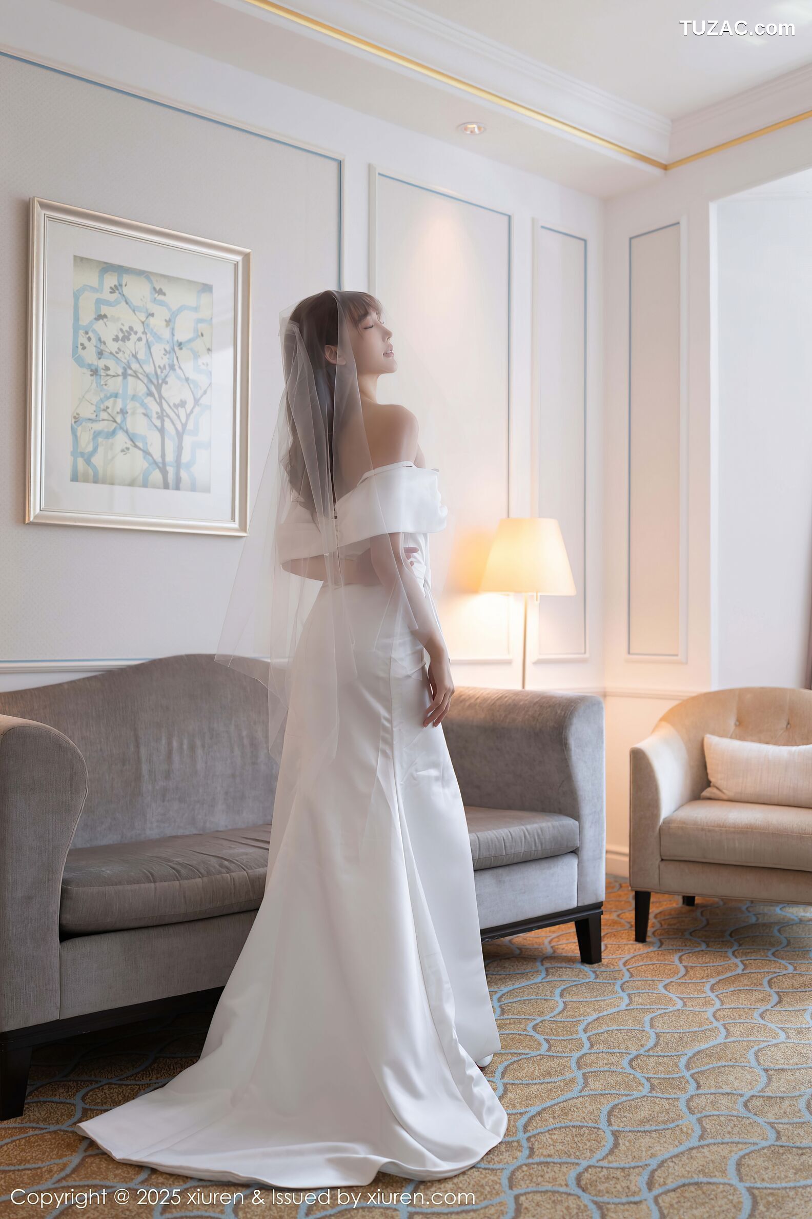 XiuRen秀人网-10535-陆萱萱-白色蕾丝情趣婚纱-2025.07.10