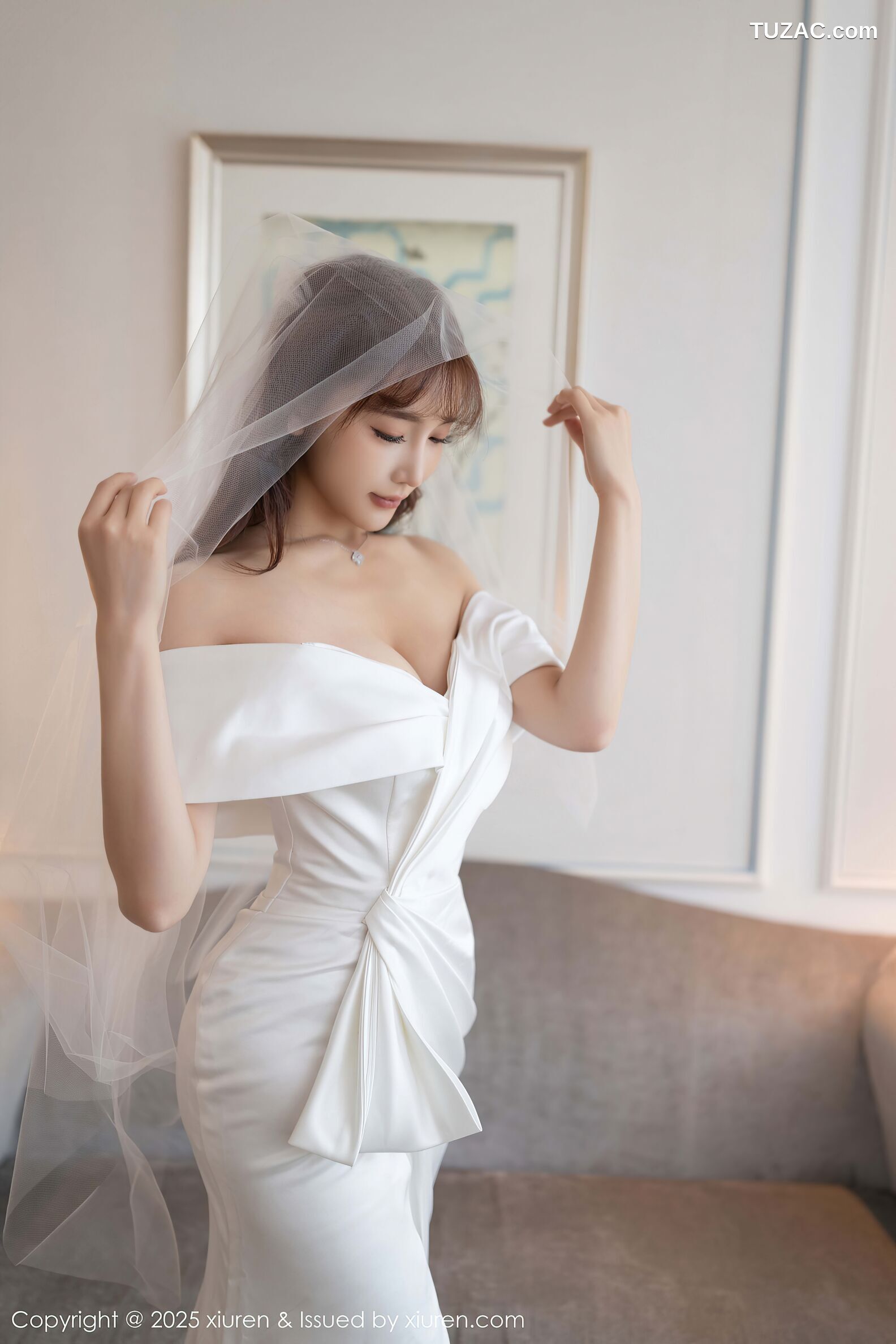 XiuRen秀人网-10535-陆萱萱-白色蕾丝情趣婚纱-2025.07.10