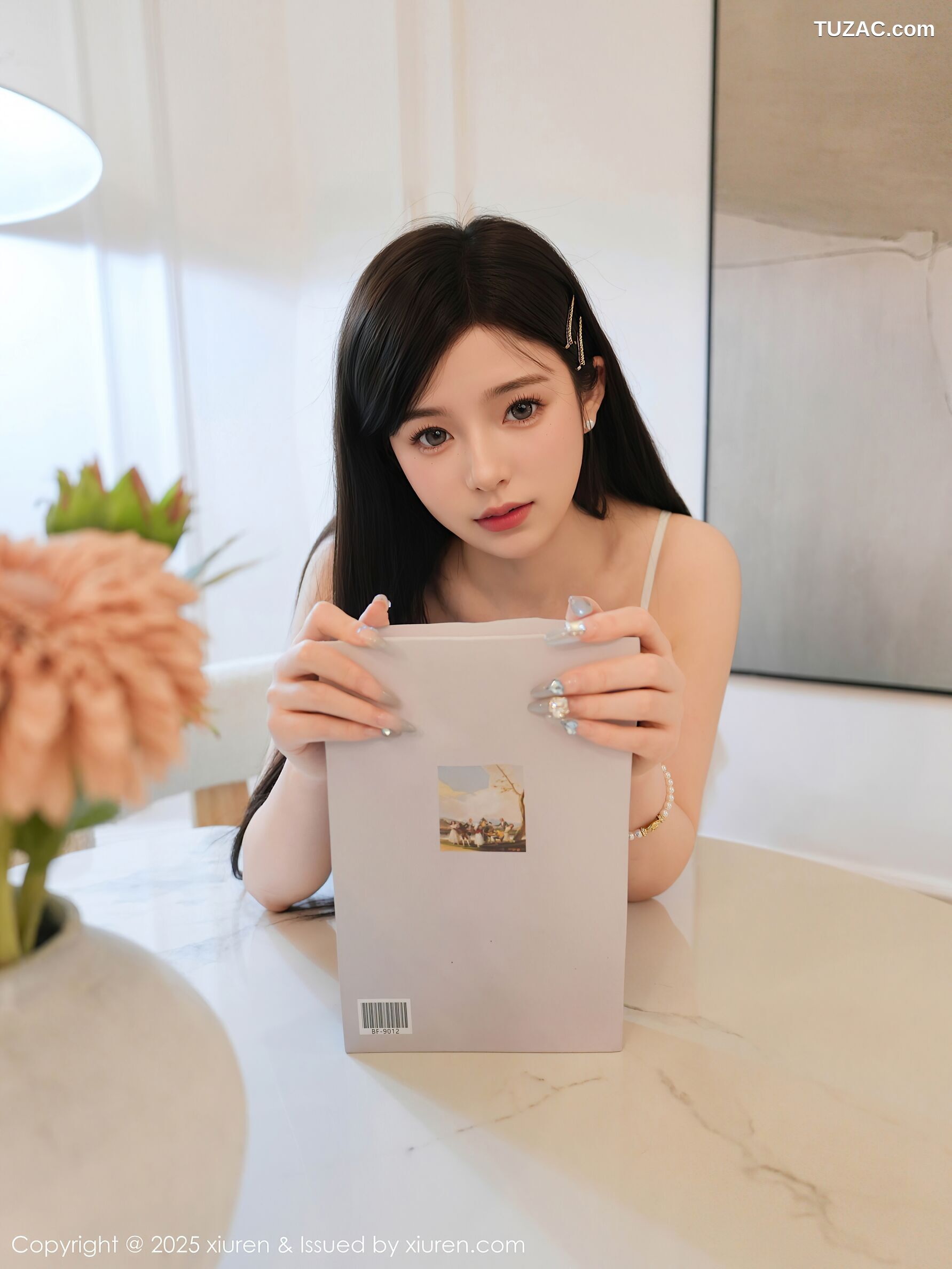 XiuRen秀人网-10536-优酱-轻透白纱吊带睡衣爆乳-2025.07.11