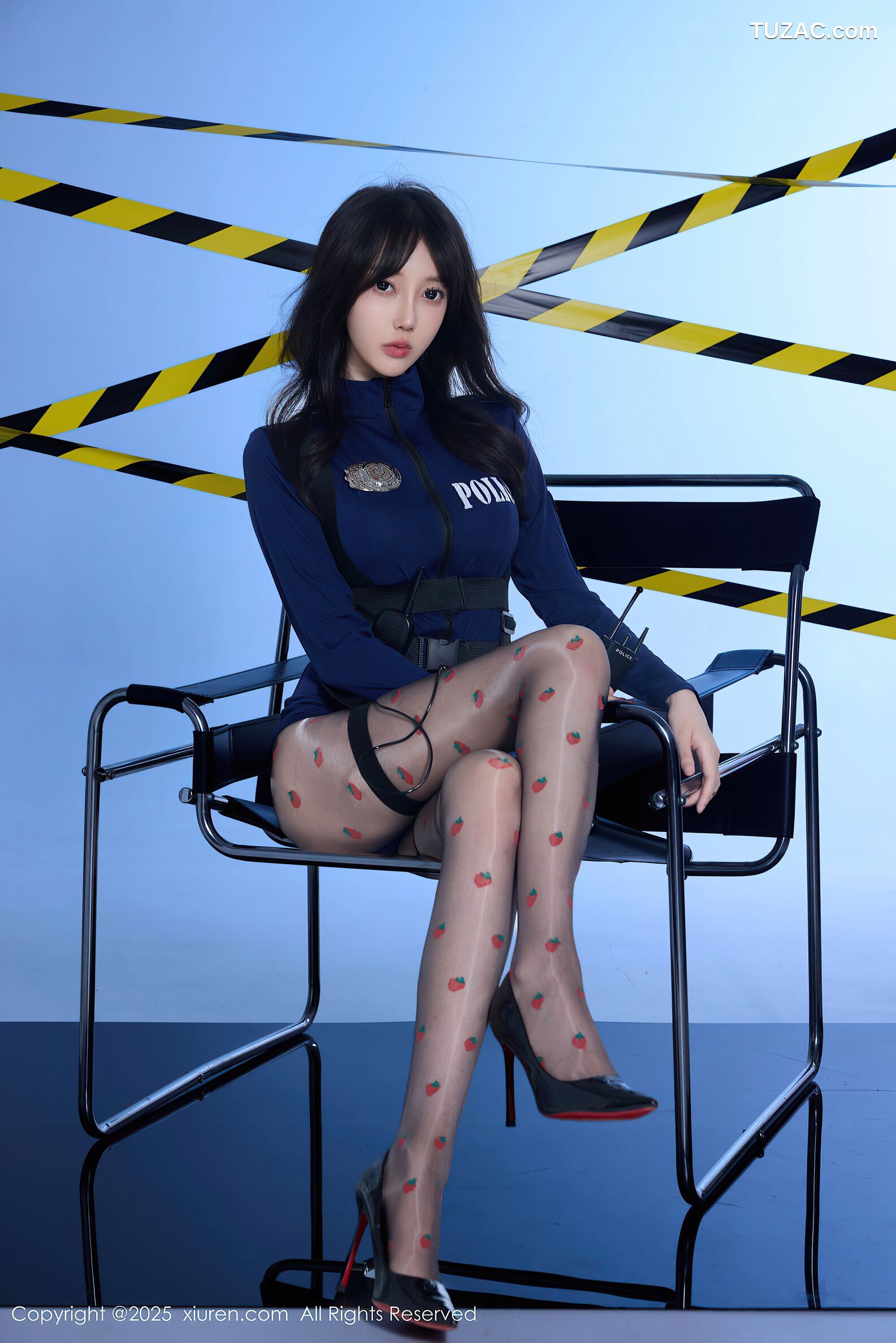 XiuRen秀人网-10544-玥儿玥er-情趣深蓝色女警制服诱惑-2025.07.14