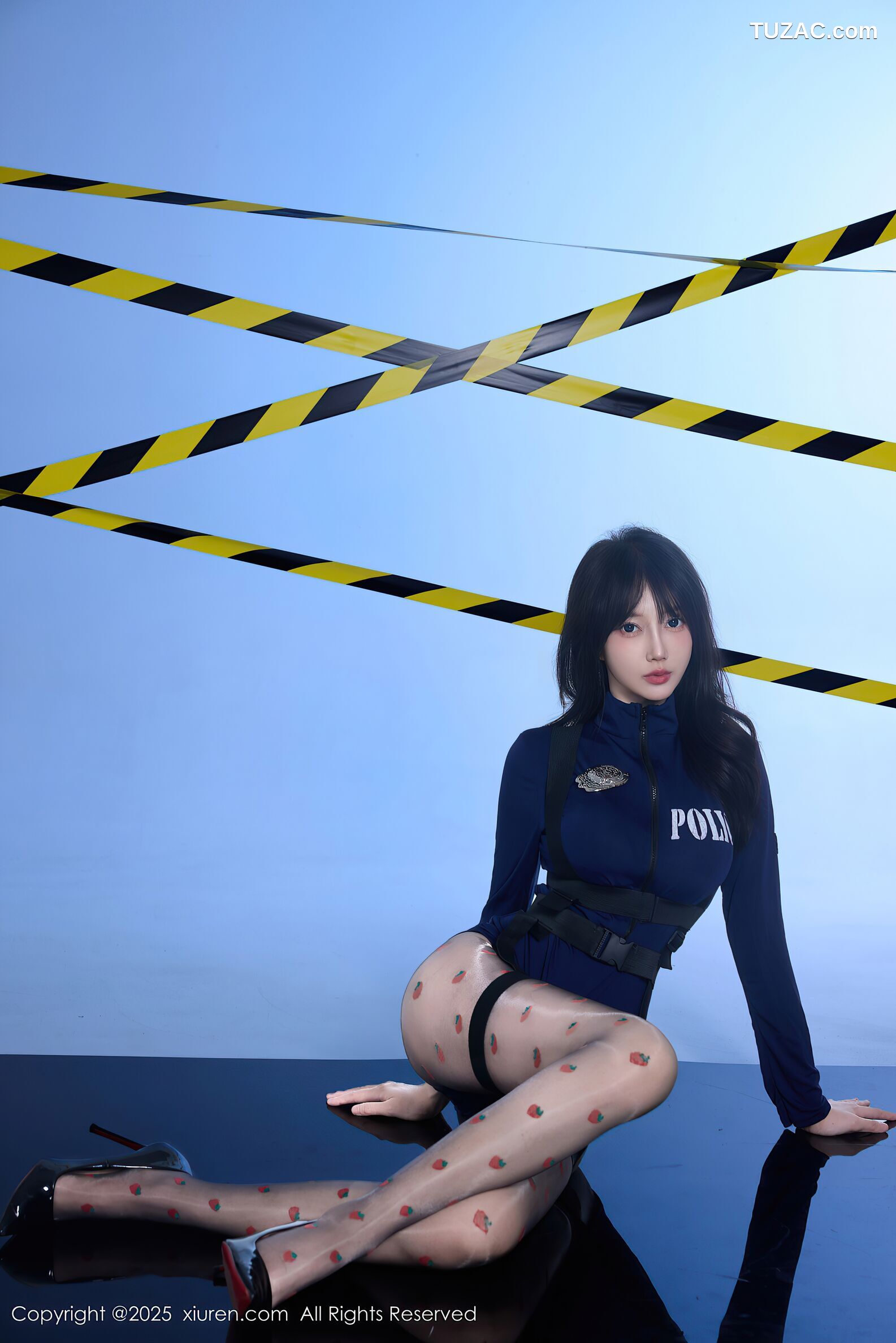 XiuRen秀人网-10544-玥儿玥er-情趣深蓝色女警制服诱惑-2025.07.14