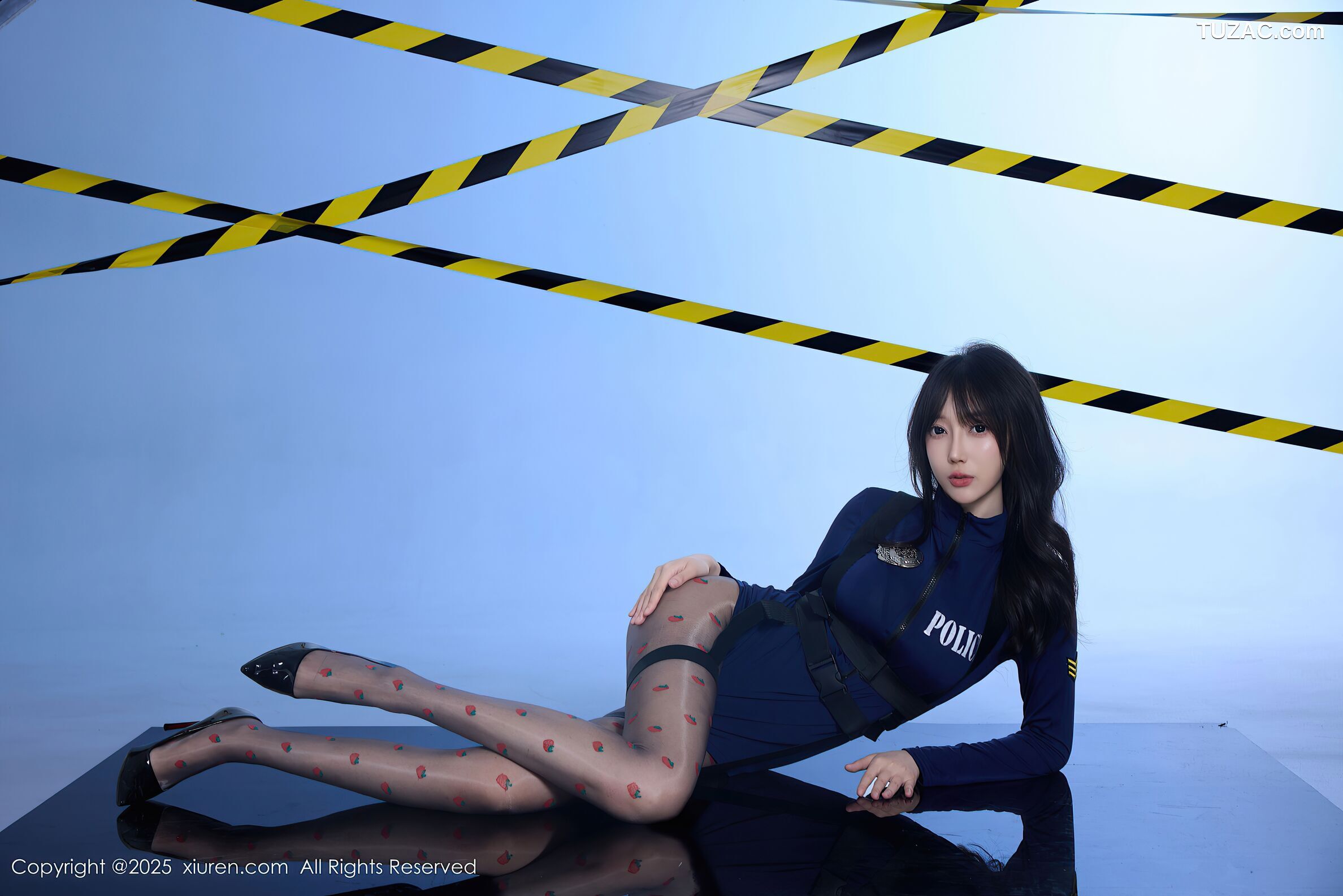 XiuRen秀人网-10544-玥儿玥er-情趣深蓝色女警制服诱惑-2025.07.14