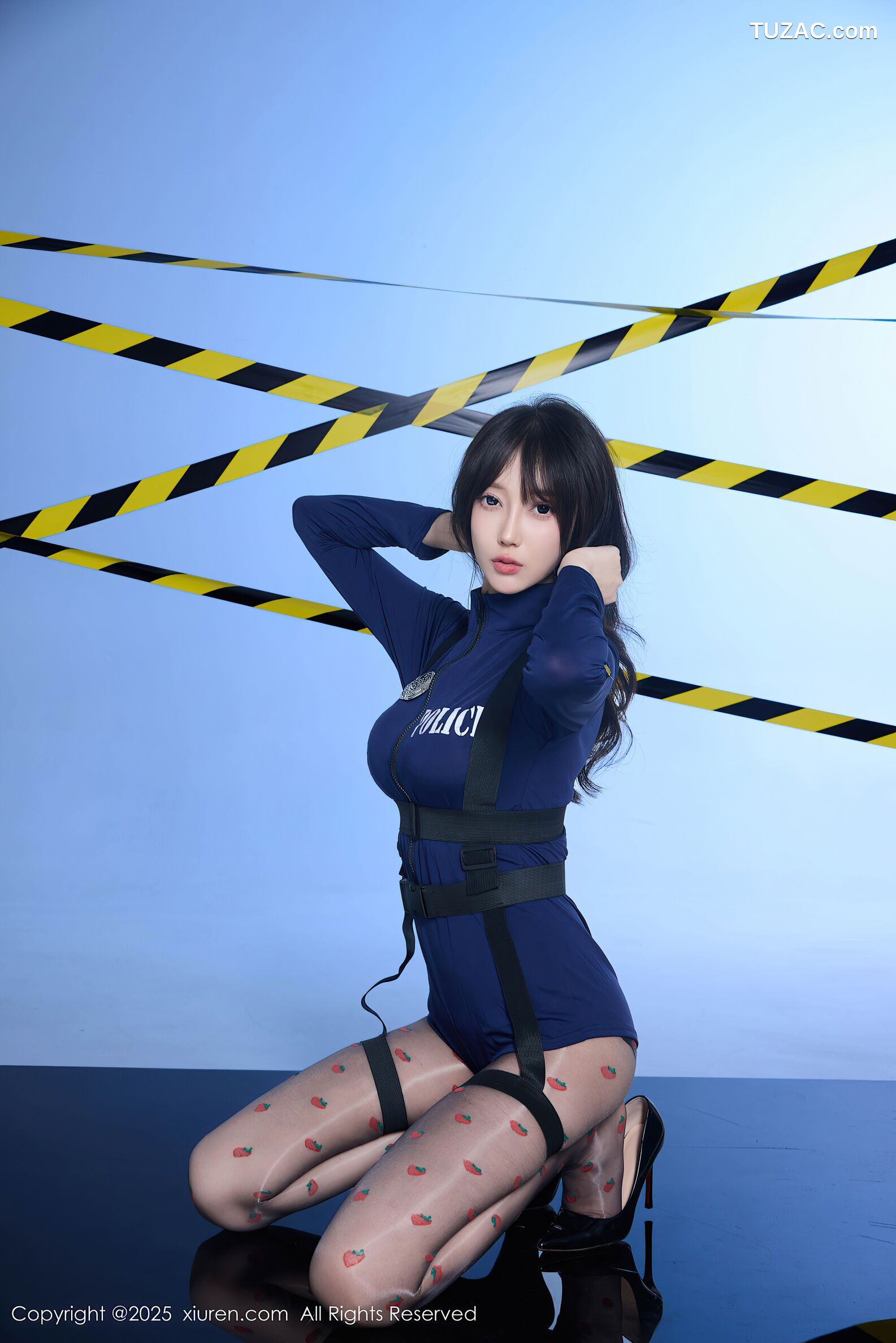 XiuRen秀人网-10544-玥儿玥er-情趣深蓝色女警制服诱惑-2025.07.14