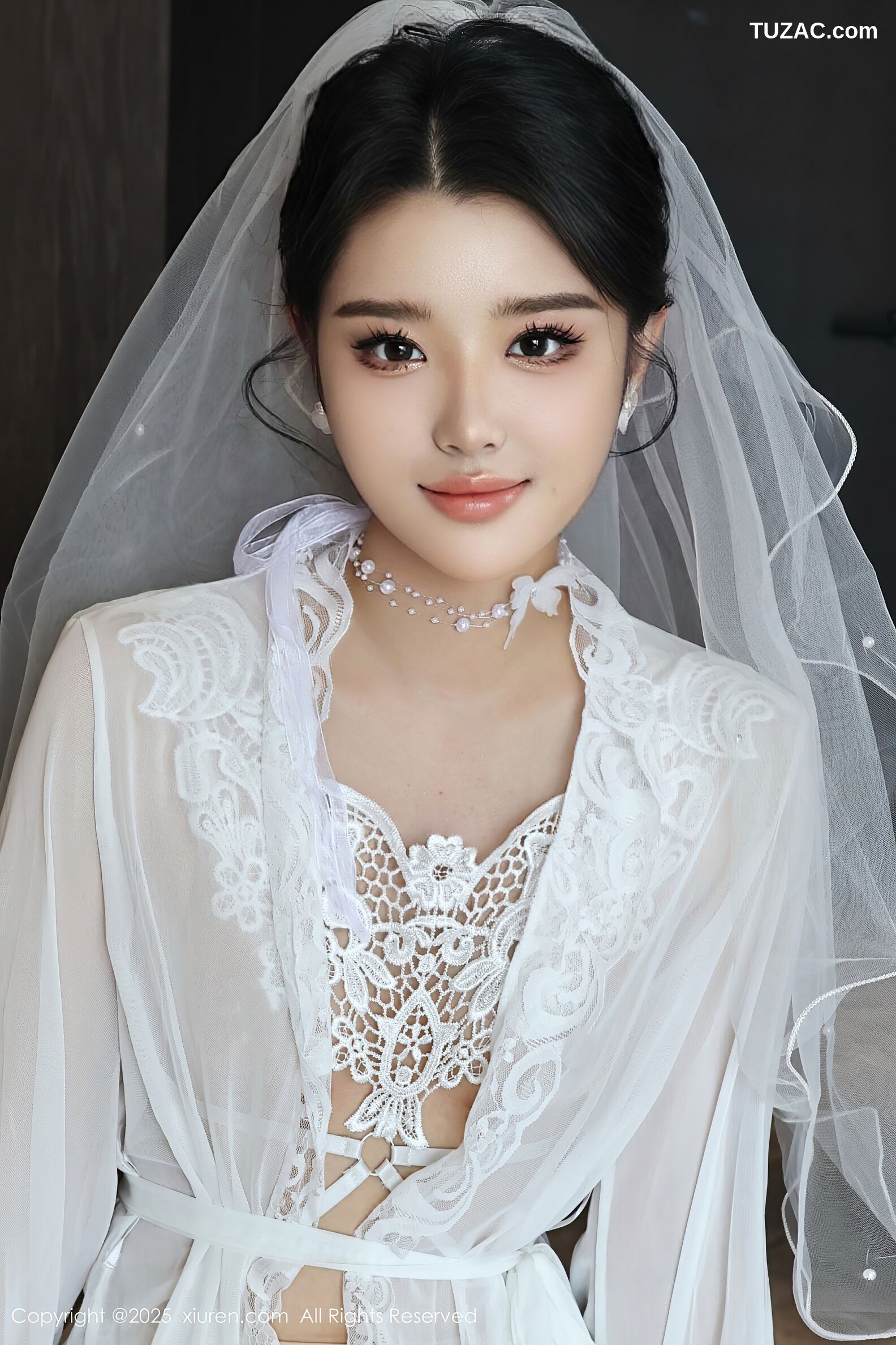 XiuRen秀人网-10559-糯梨子-情趣白色婚纱-2025.07.18