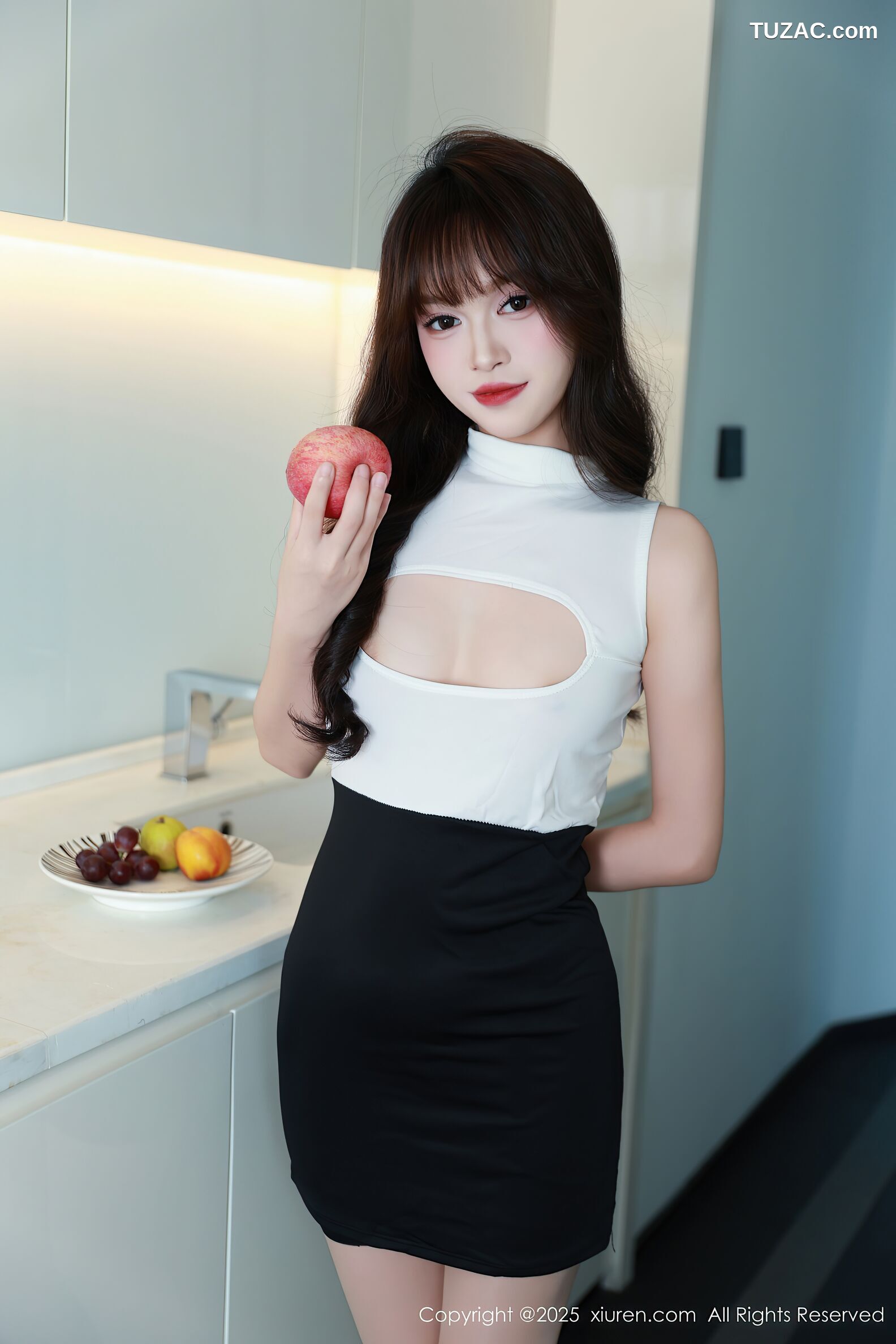 XiuRen秀人网-10590-糯咪-情趣背心爆乳牛仔短裤短裙-2025.07.28