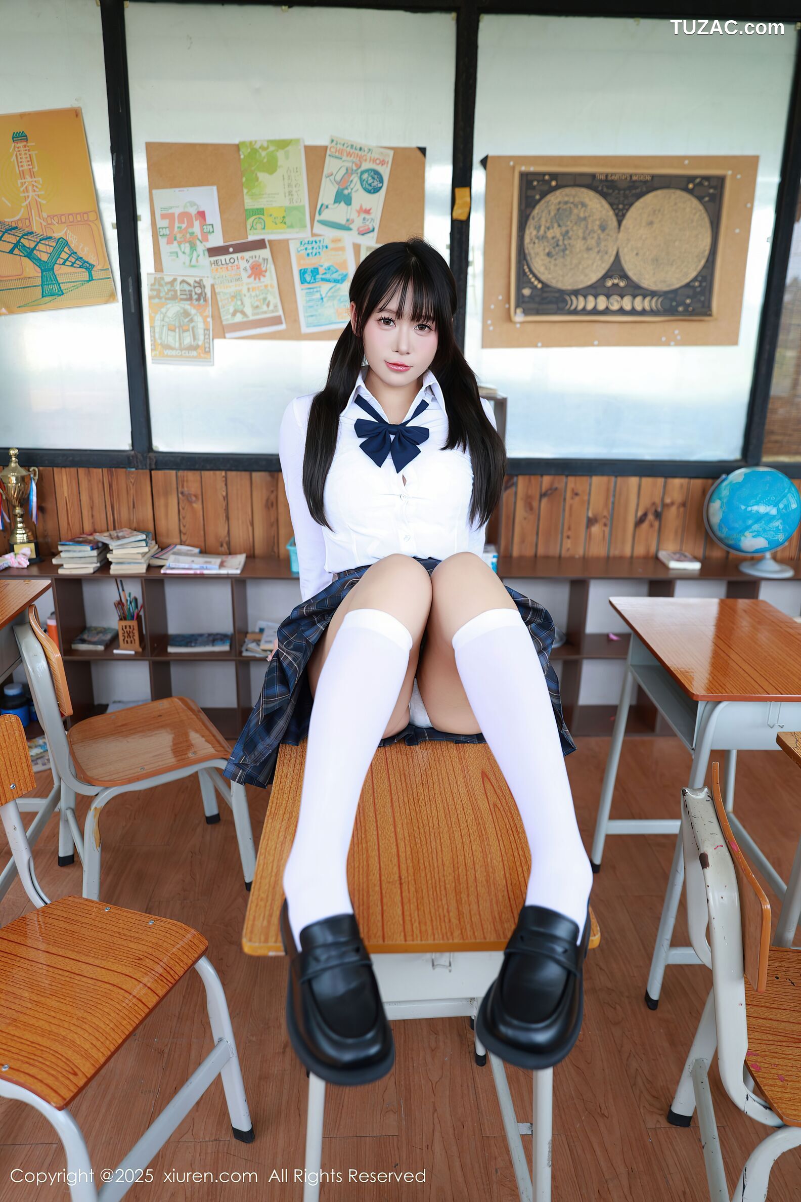 XiuRen秀人网-10602-水泽-JK制服白色丝袜-2025.07.31