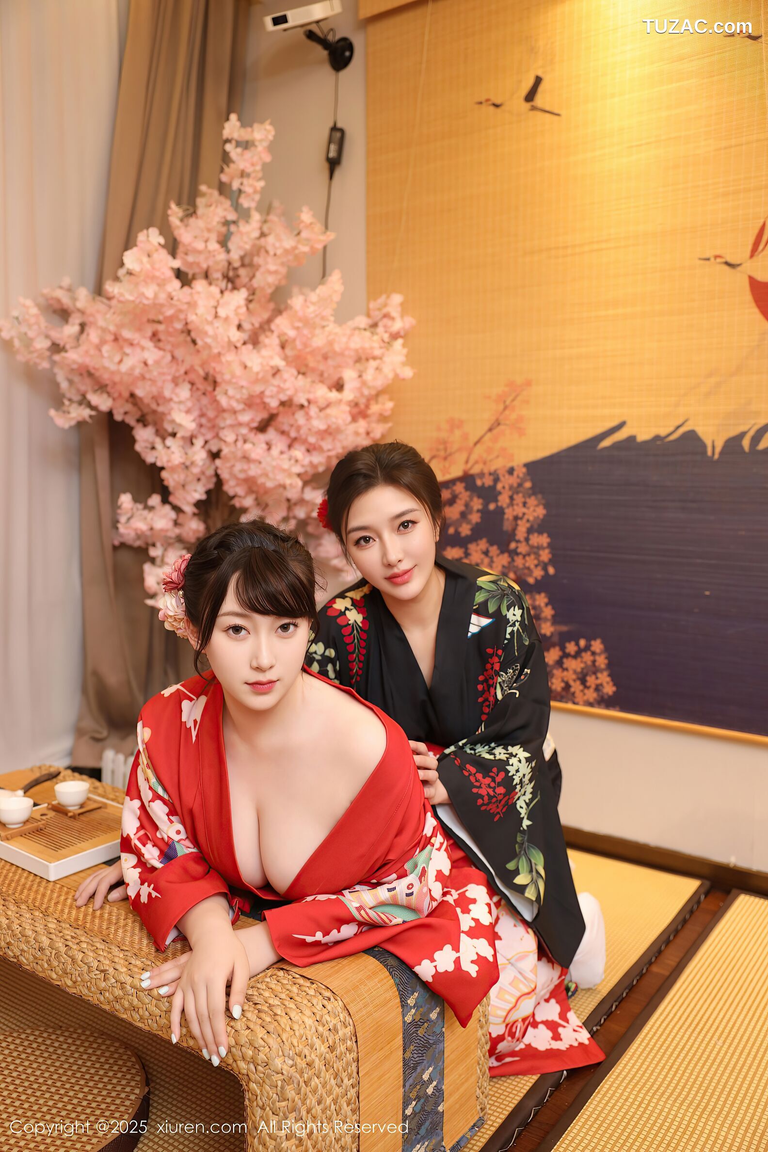 XiuRen秀人网-10624-李沁恩lrene-性感红色和服-2025.08.06
