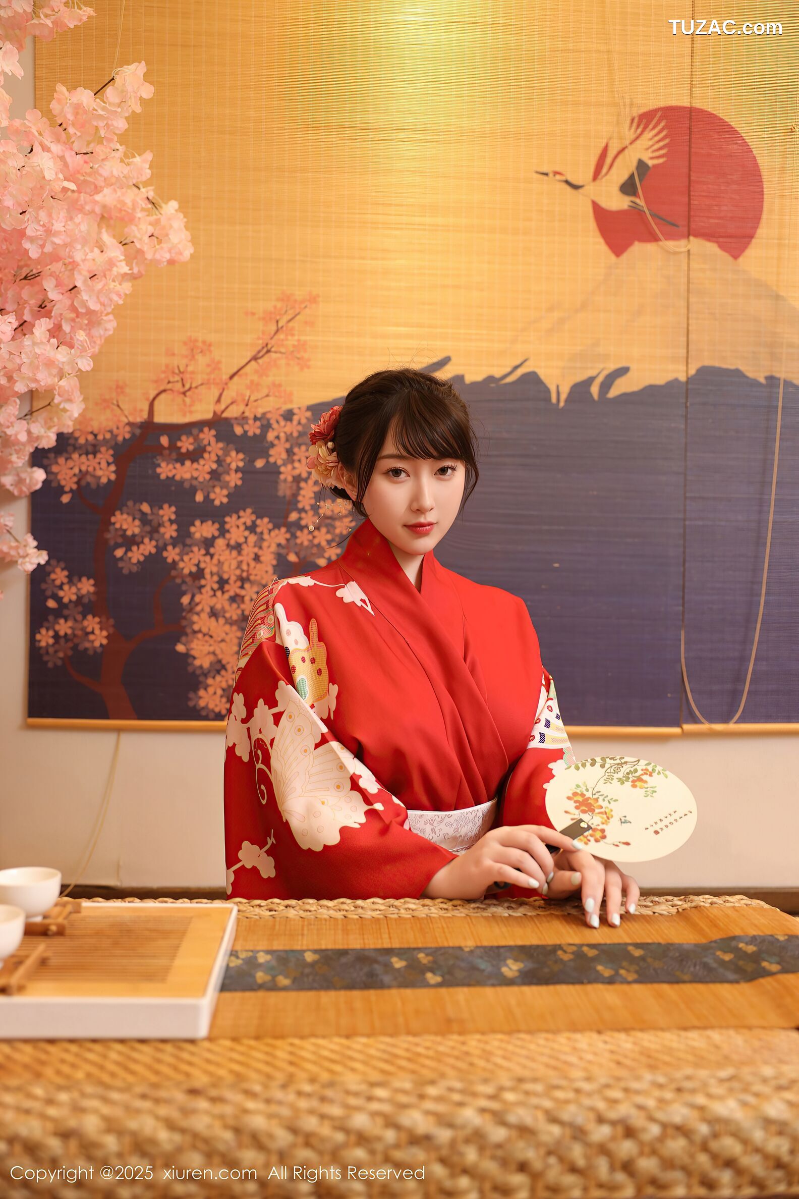 XiuRen秀人网-10624-李沁恩lrene-性感红色和服-2025.08.06