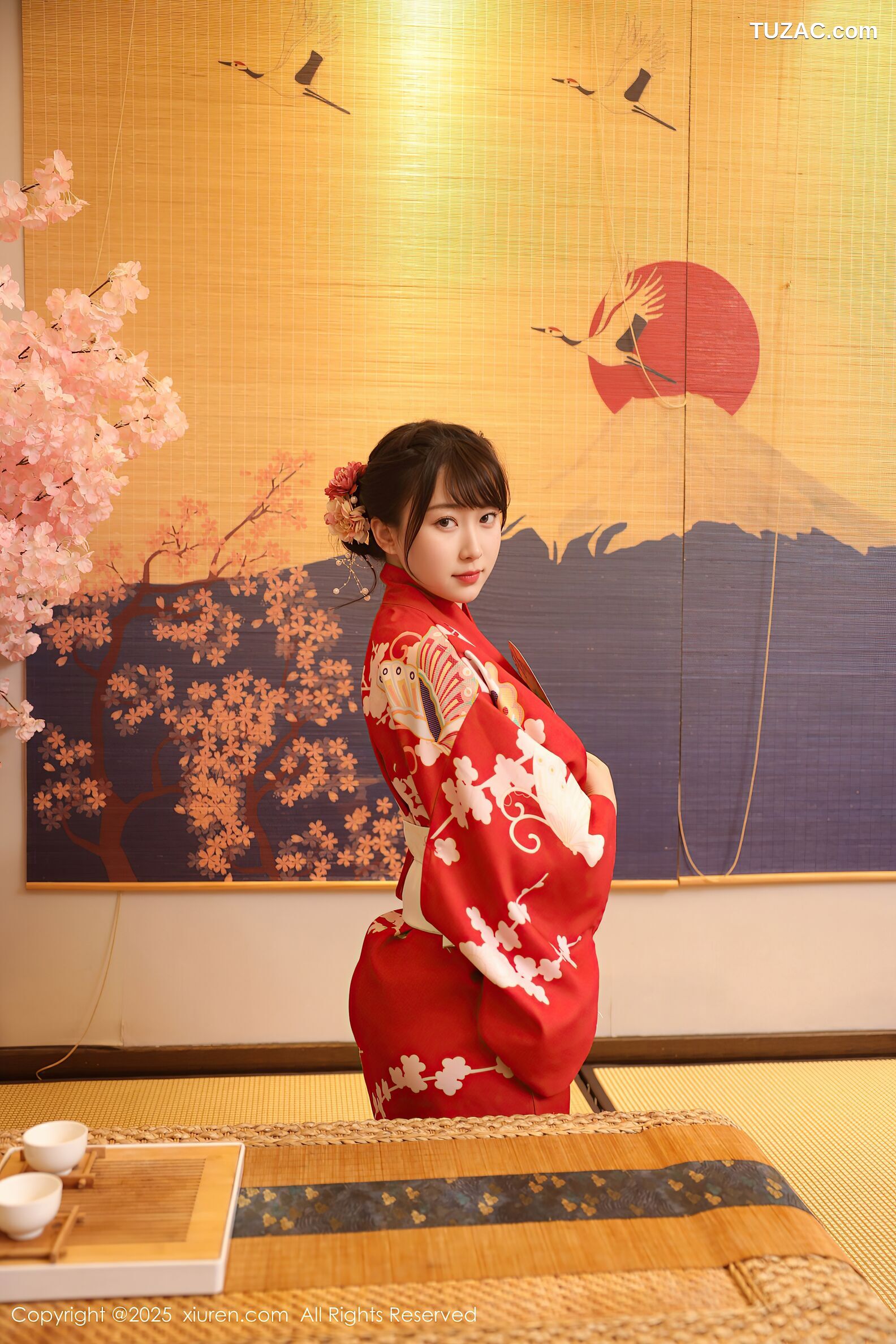 XiuRen秀人网-10624-李沁恩lrene-性感红色和服-2025.08.06