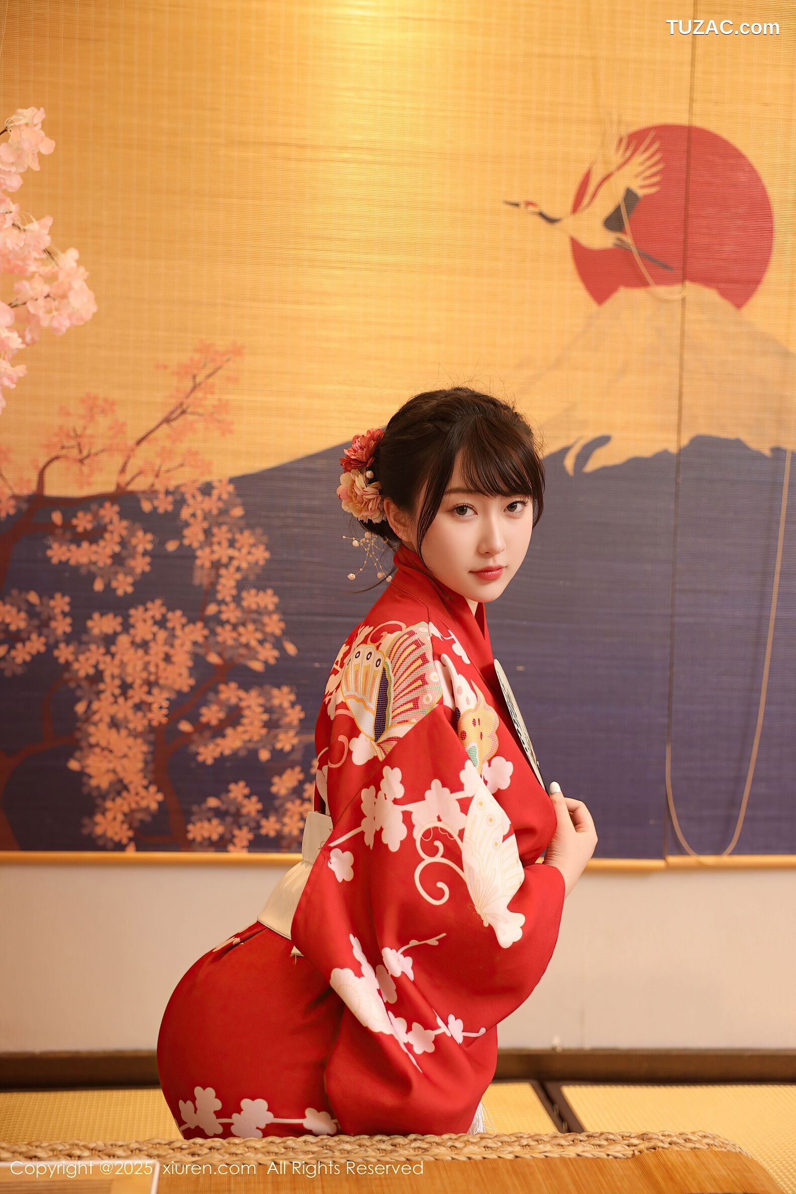 XiuRen秀人网-10624-李沁恩lrene-性感红色和服-2025.08.06