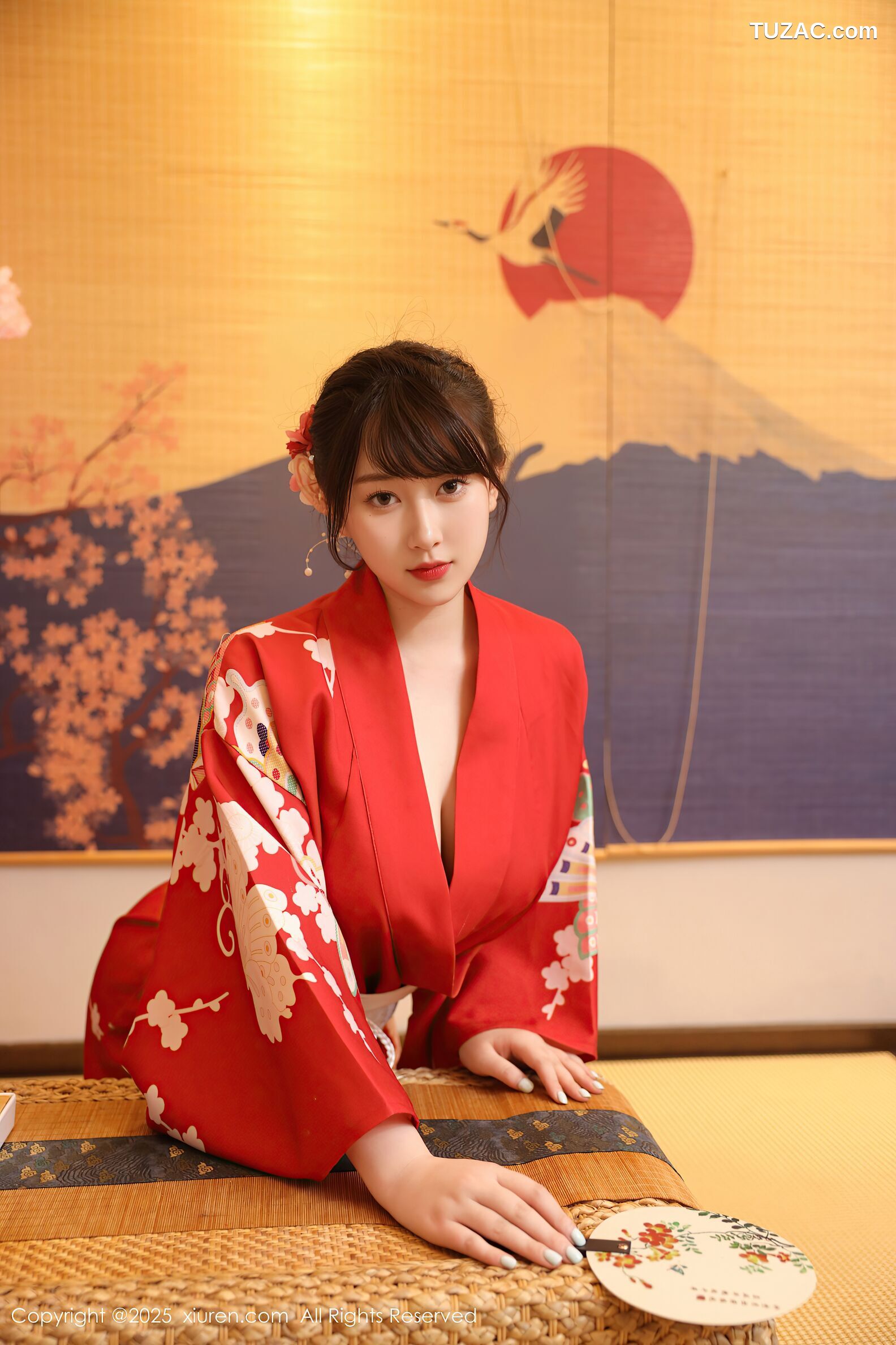 XiuRen秀人网-10624-李沁恩lrene-性感红色和服-2025.08.06