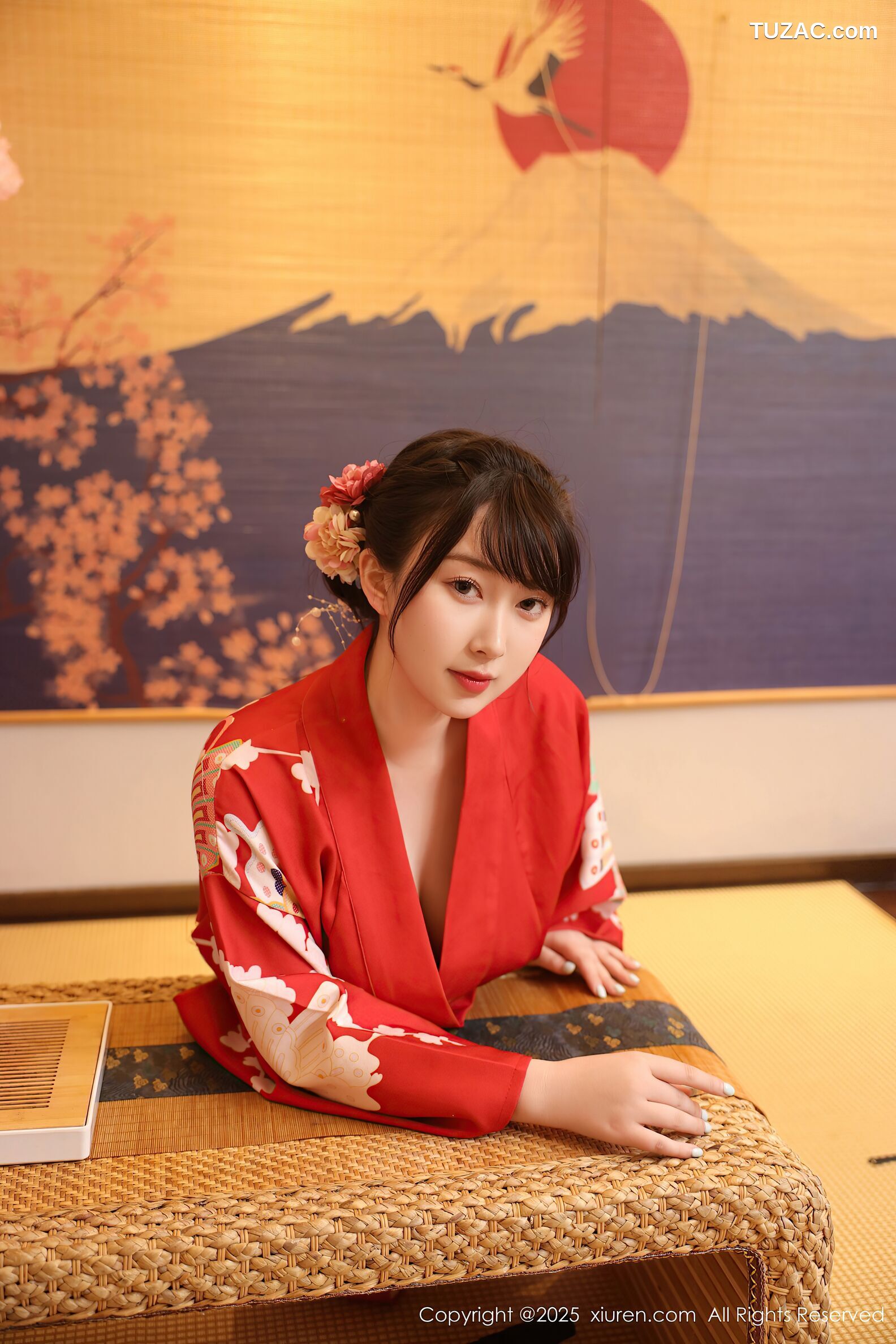 XiuRen秀人网-10624-李沁恩lrene-性感红色和服-2025.08.06