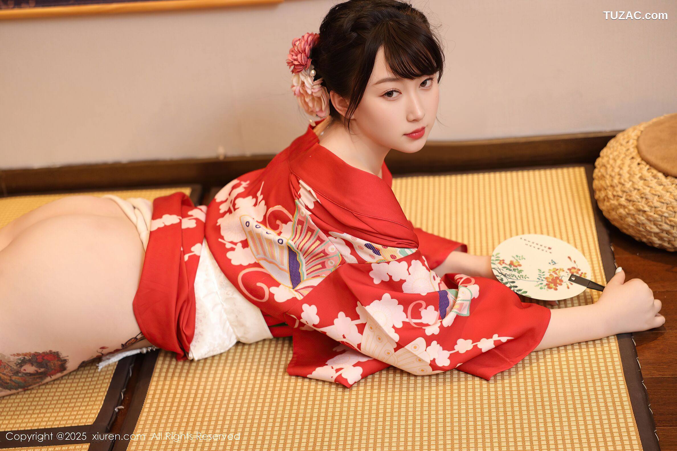 XiuRen秀人网-10624-李沁恩lrene-性感红色和服-2025.08.06