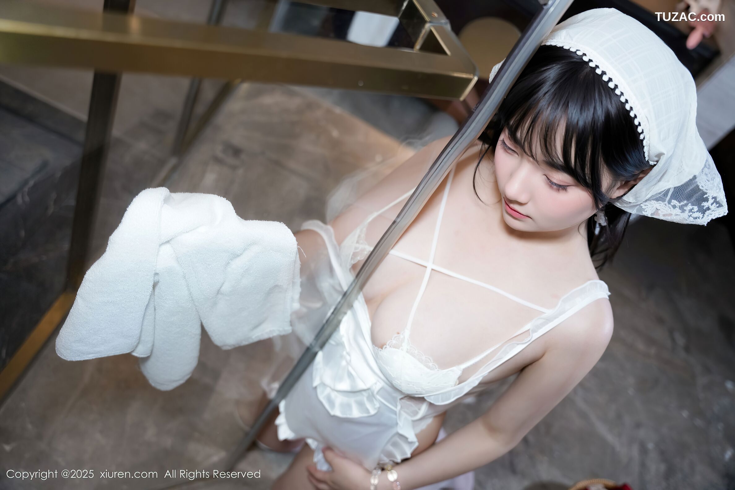 XiuRen秀人网-10631-软情-白纱情趣女仆装-2025.08.08