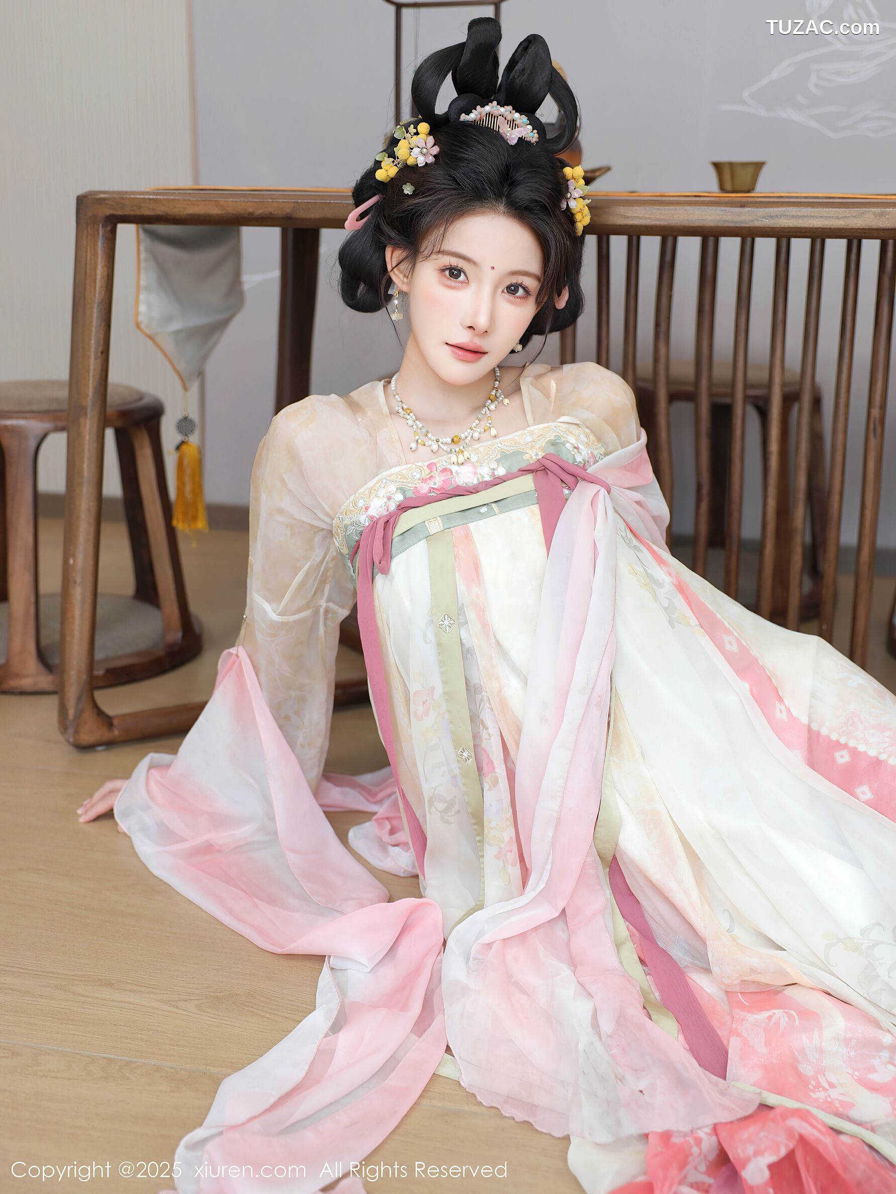 XiuRen秀人网-10645-梨霜儿-浅色古风汉服茶道-2025.08.13