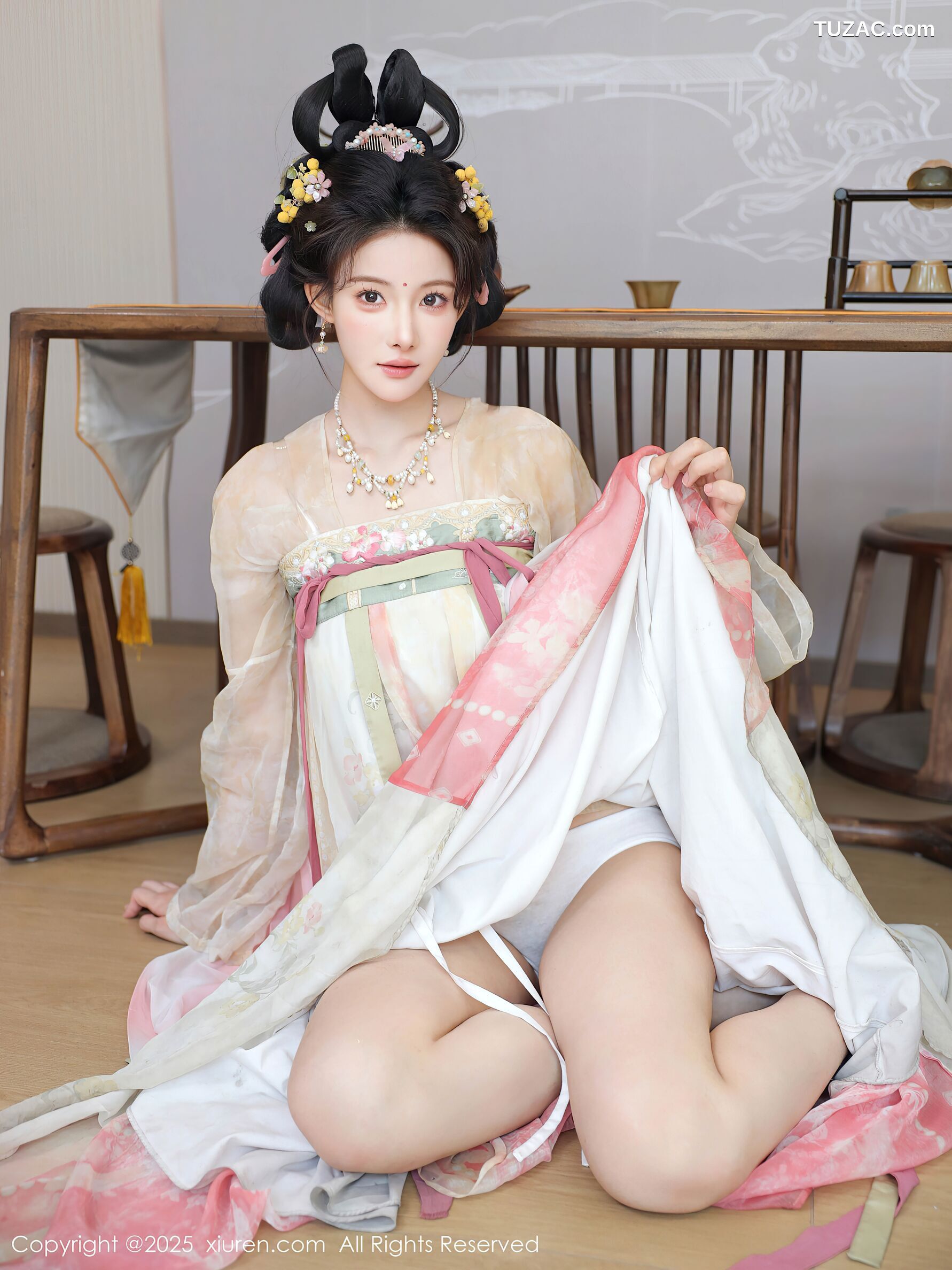 XiuRen秀人网-10645-梨霜儿-浅色古风汉服茶道-2025.08.13