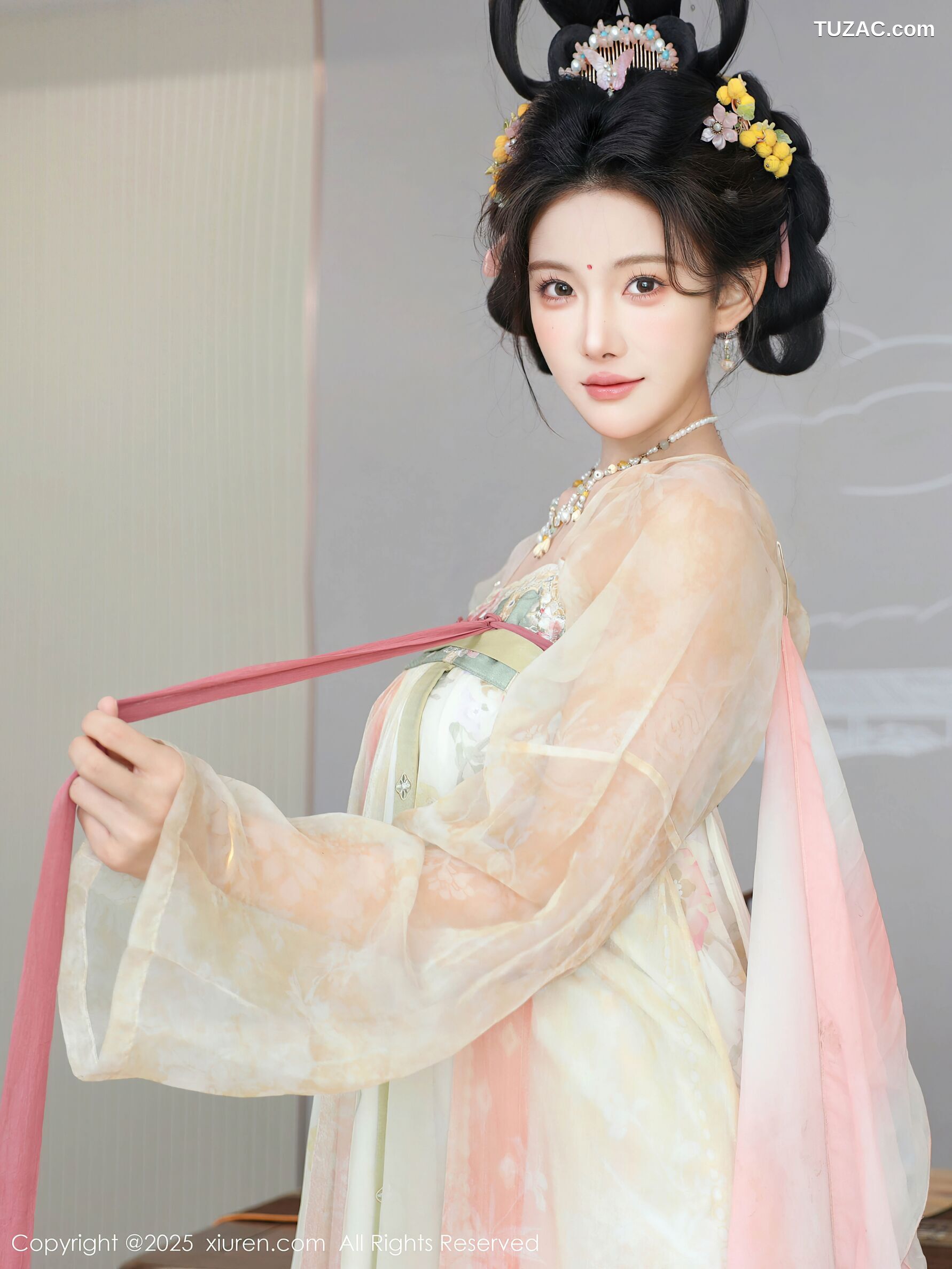 XiuRen秀人网-10645-梨霜儿-浅色古风汉服茶道-2025.08.13