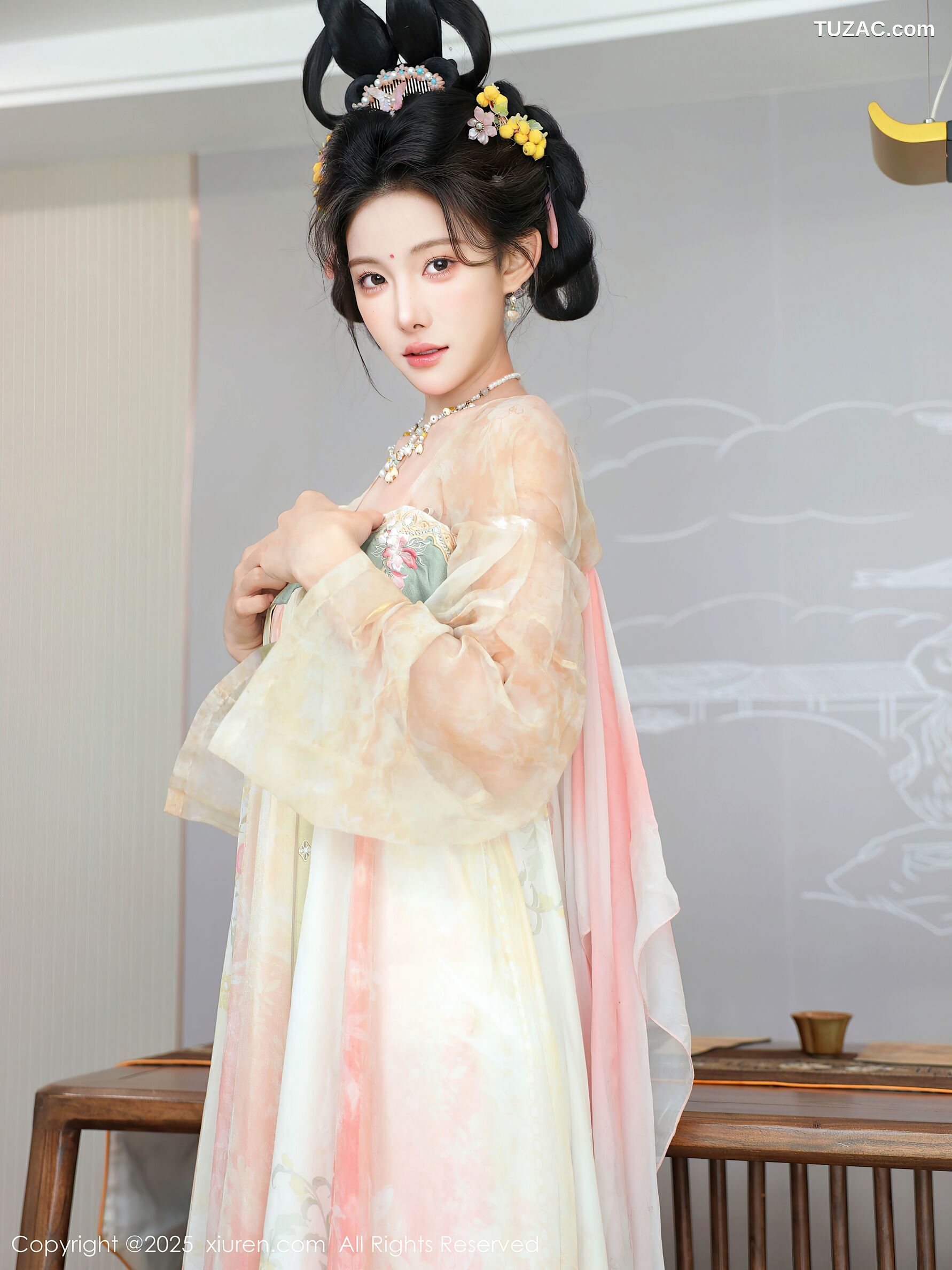 XiuRen秀人网-10645-梨霜儿-浅色古风汉服茶道-2025.08.13