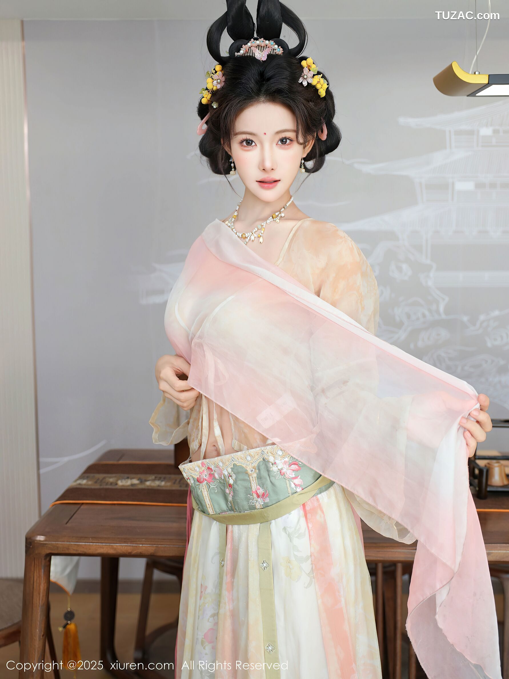 XiuRen秀人网-10645-梨霜儿-浅色古风汉服茶道-2025.08.13