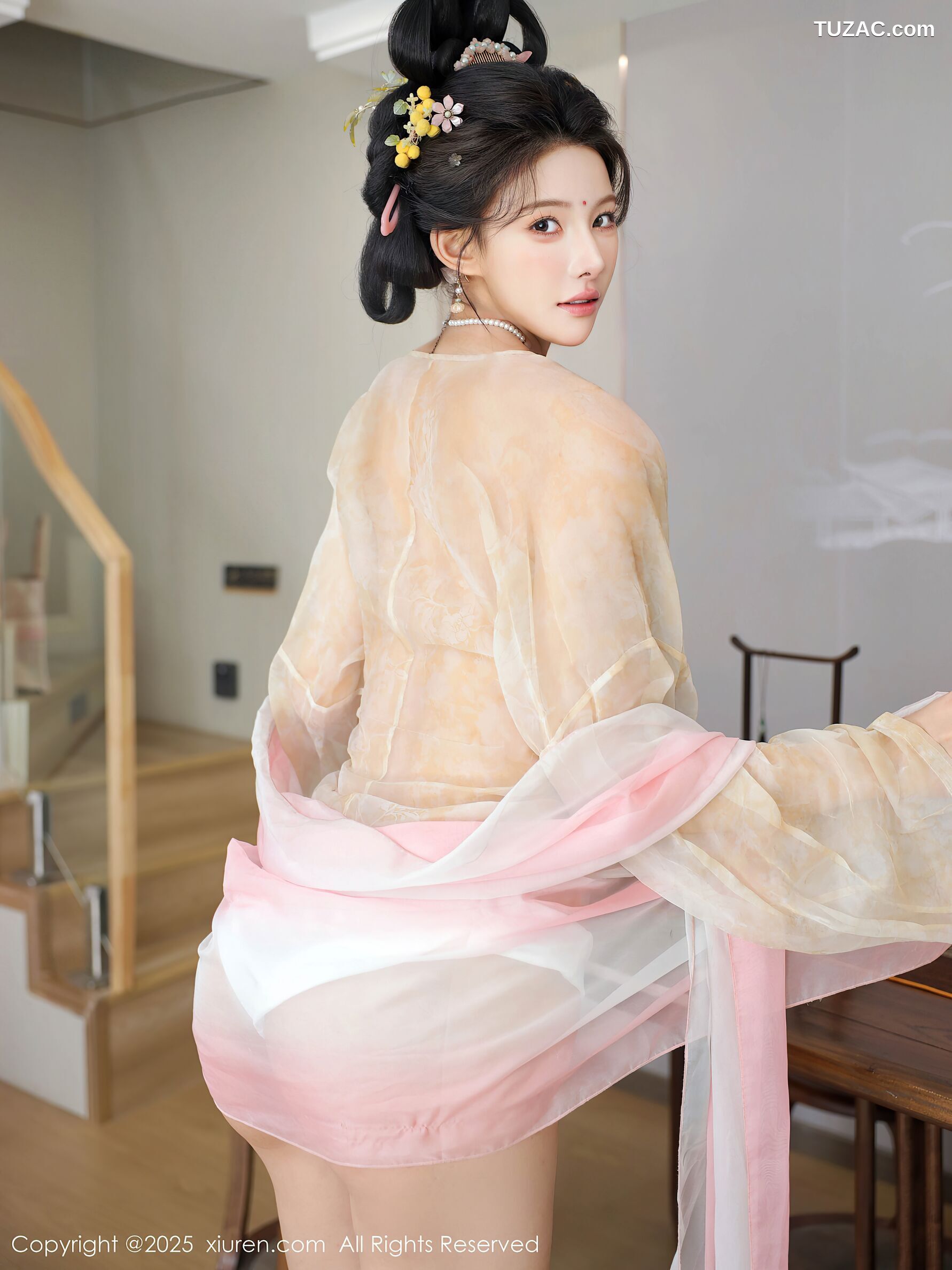 XiuRen秀人网-10645-梨霜儿-浅色古风汉服茶道-2025.08.13
