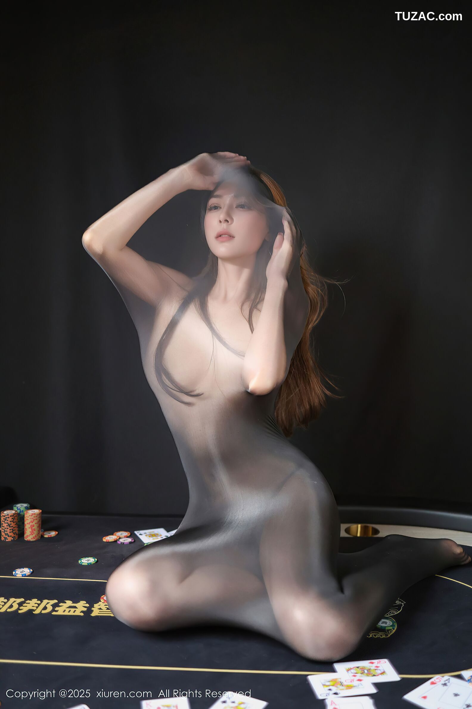 XiuRen秀人网-10713-悦兮-连体黑丝黑内衣-2025.09.01