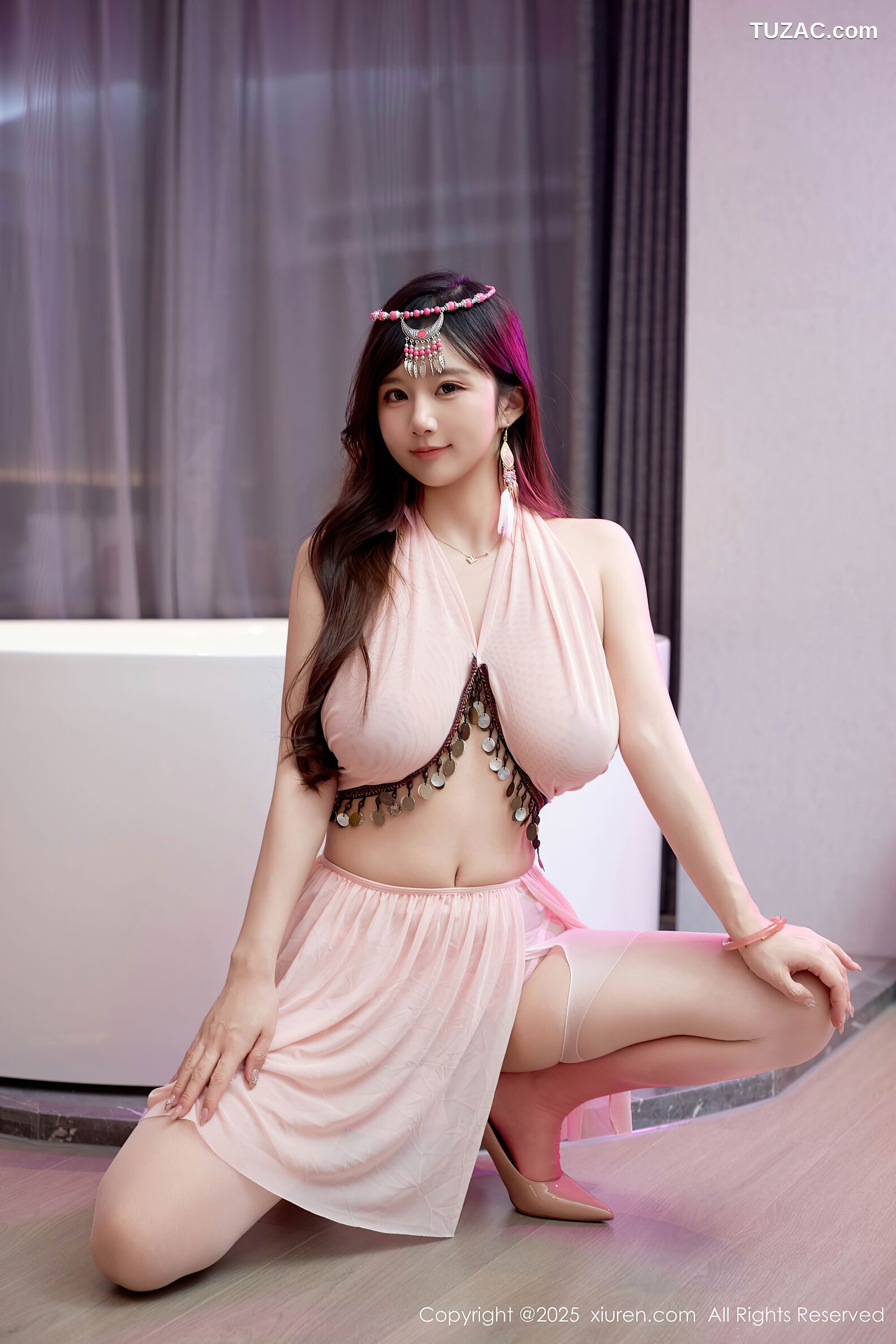 XiuRen秀人网-10731-小肉肉咪-巨乳少女民族风纱裙浴缸场景-2025.09.05