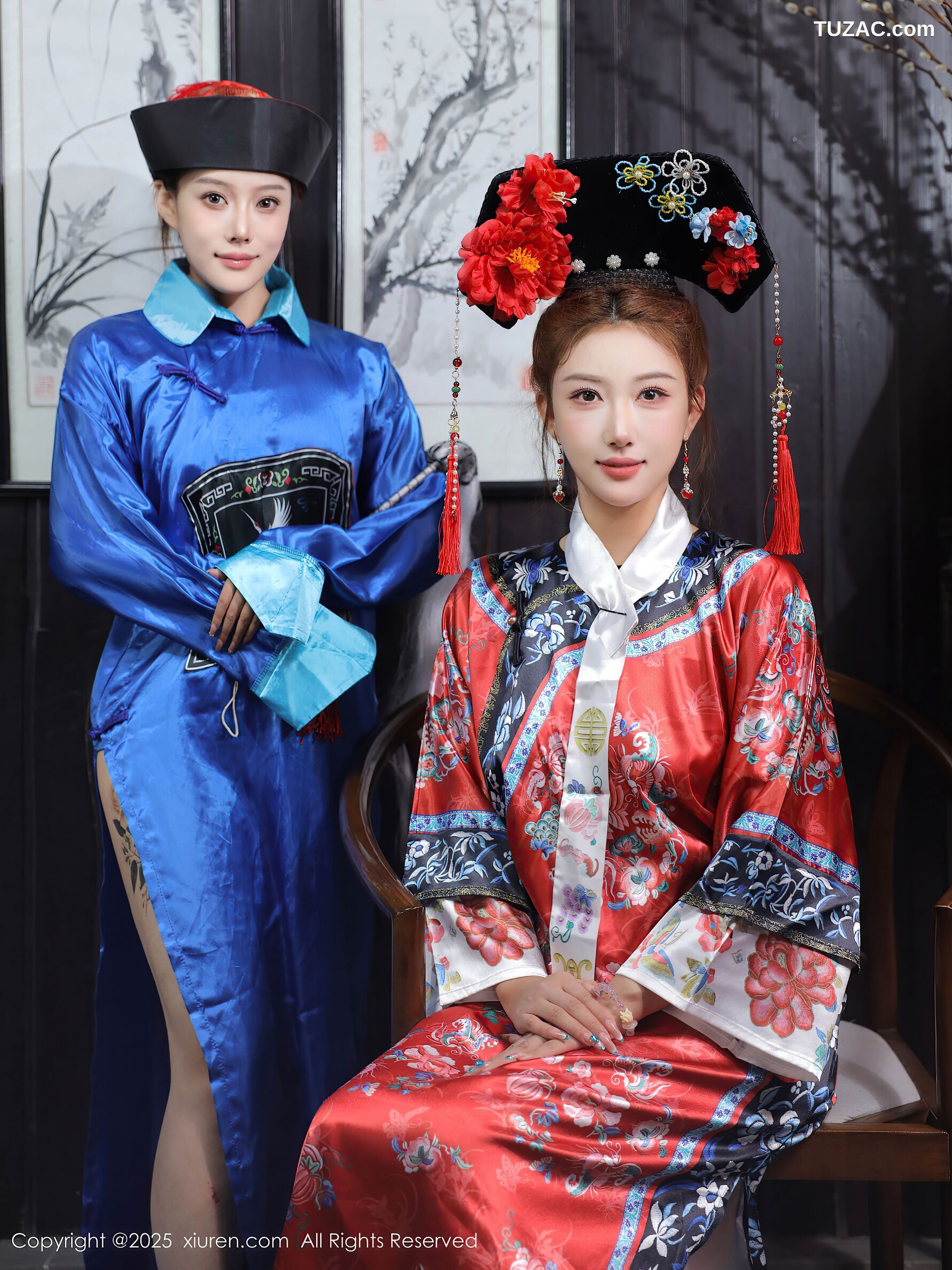 XiuRen秀人网-10762-金允希-Yuki-清代古装cos姐妹花激情互动-2025.09.12