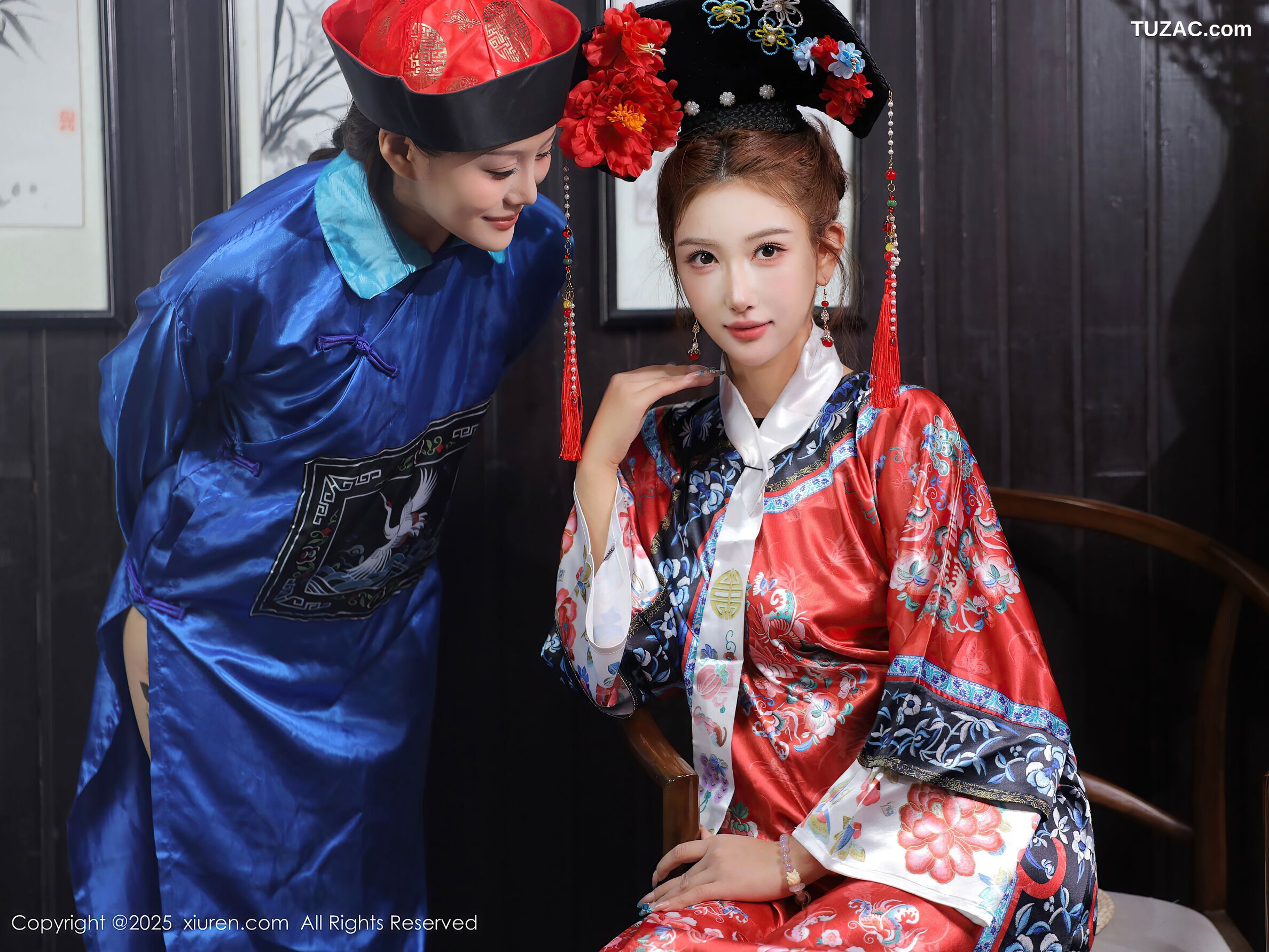 XiuRen秀人网-10762-金允希-Yuki-清代古装cos姐妹花激情互动-2025.09.12