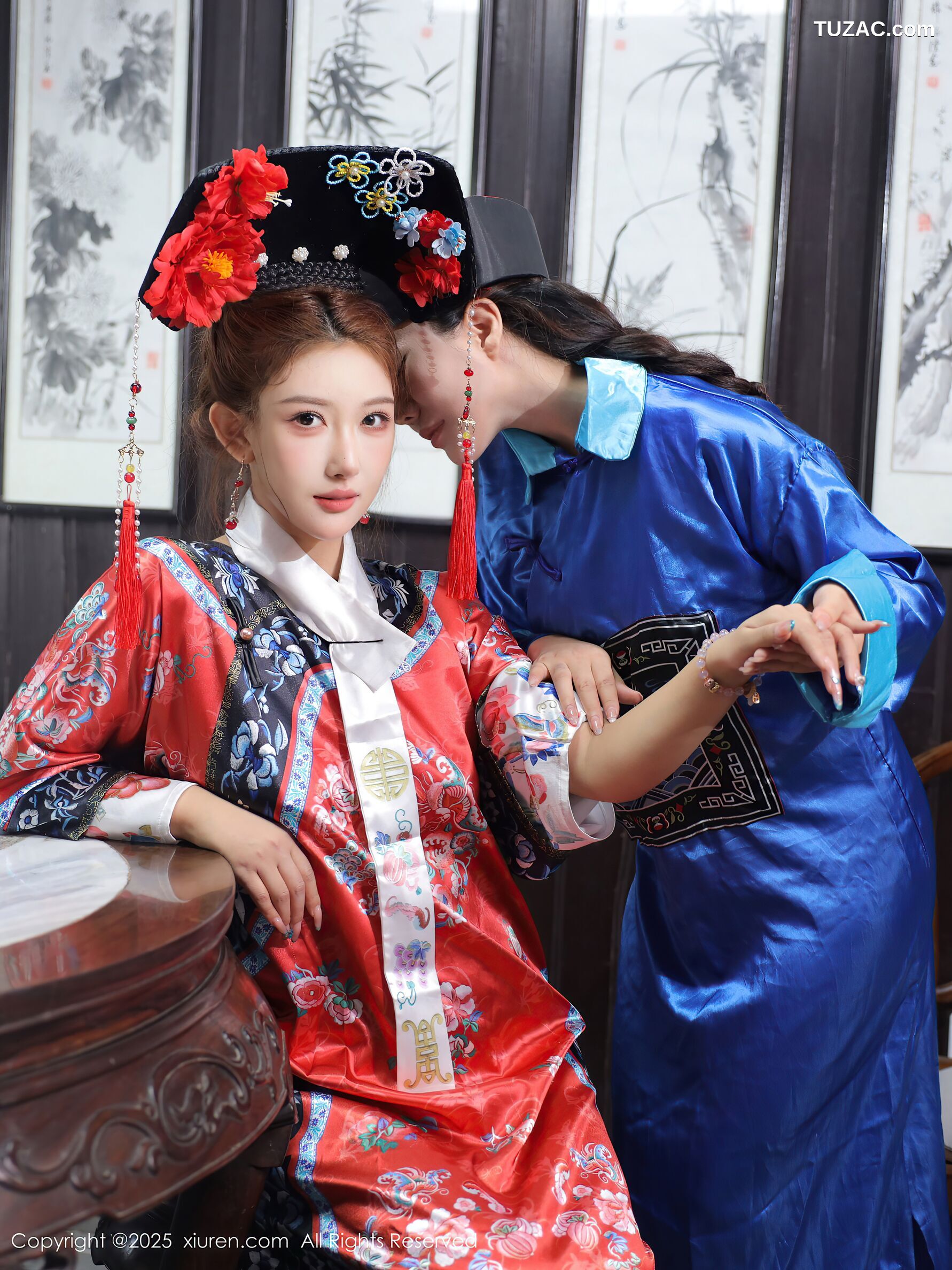XiuRen秀人网-10762-金允希-Yuki-清代古装cos姐妹花激情互动-2025.09.12