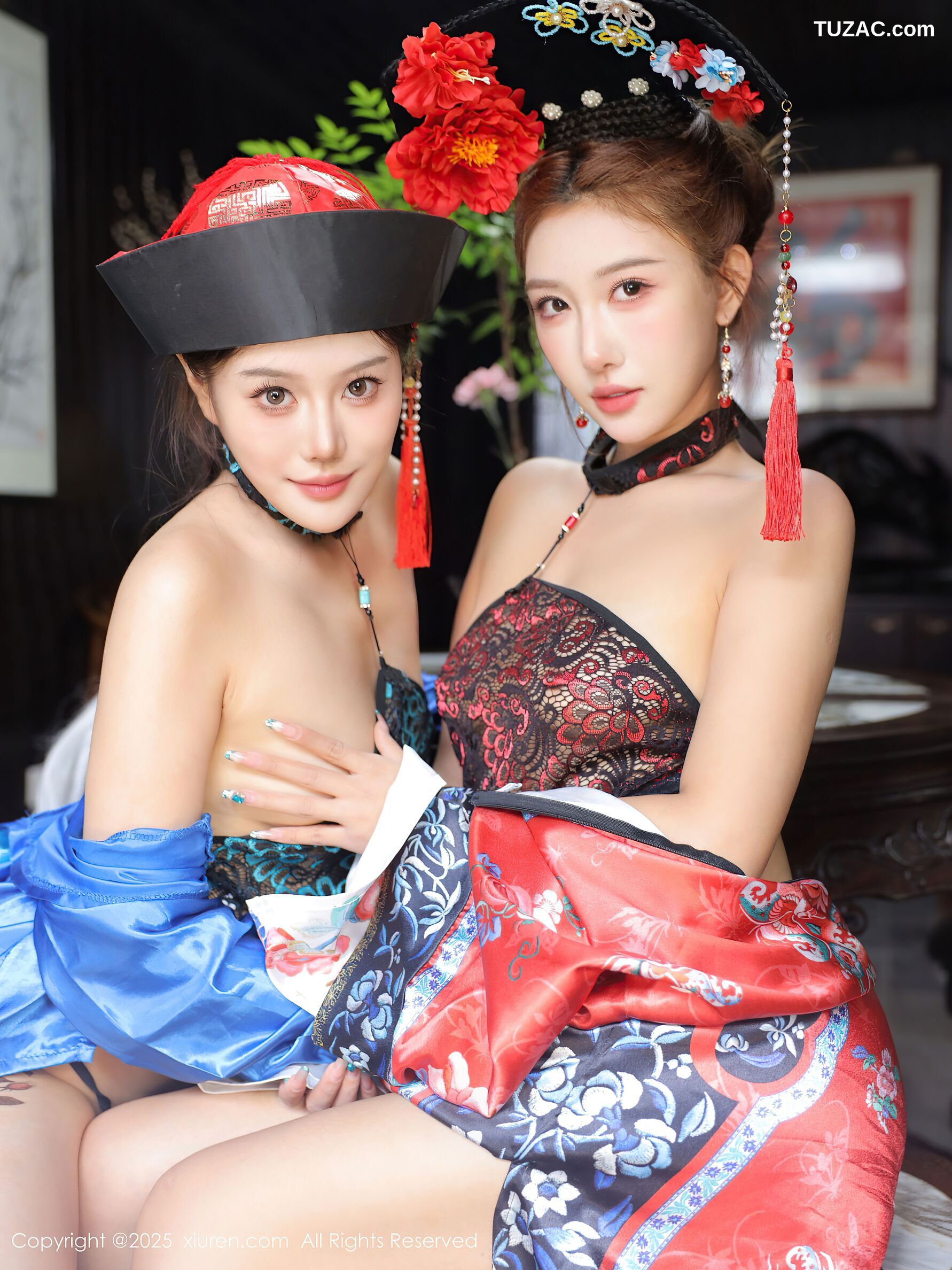 XiuRen秀人网-10762-金允希-Yuki-清代古装cos姐妹花激情互动-2025.09.12