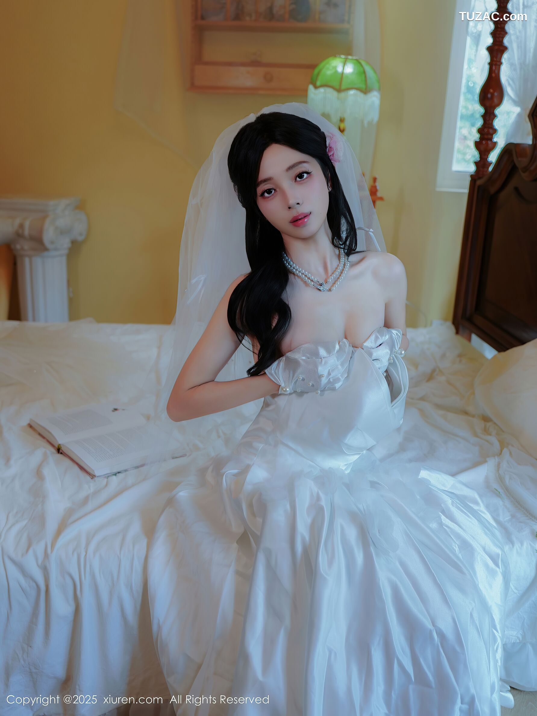 XiuRen秀人网-10769-朱朱molly-白色婚纱白色丝袜-2025.09.16