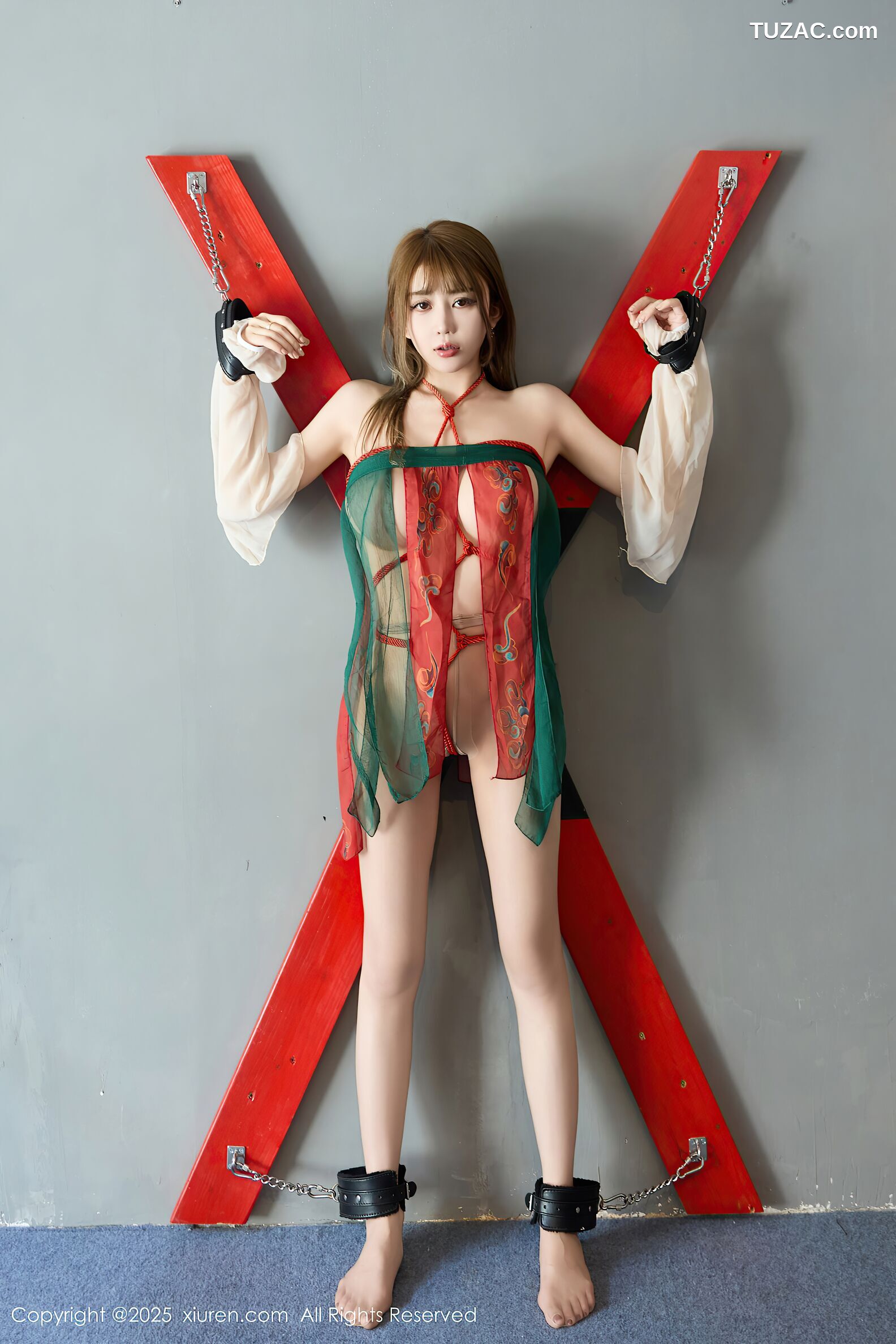 XiuRen秀人网-10811-Zoe柚柚-中秋情趣古风服饰绑缚-2025.09.26