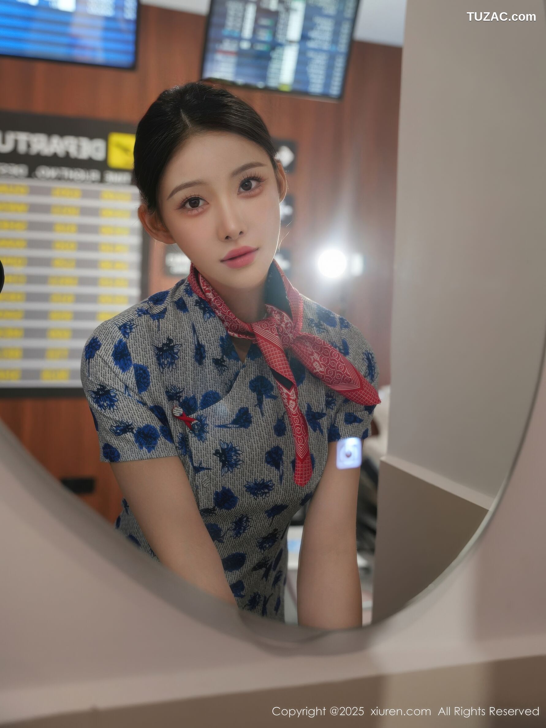 XiuRen秀人网-10891-梨霜儿-空姐短裙制服诱惑-2025.10.20