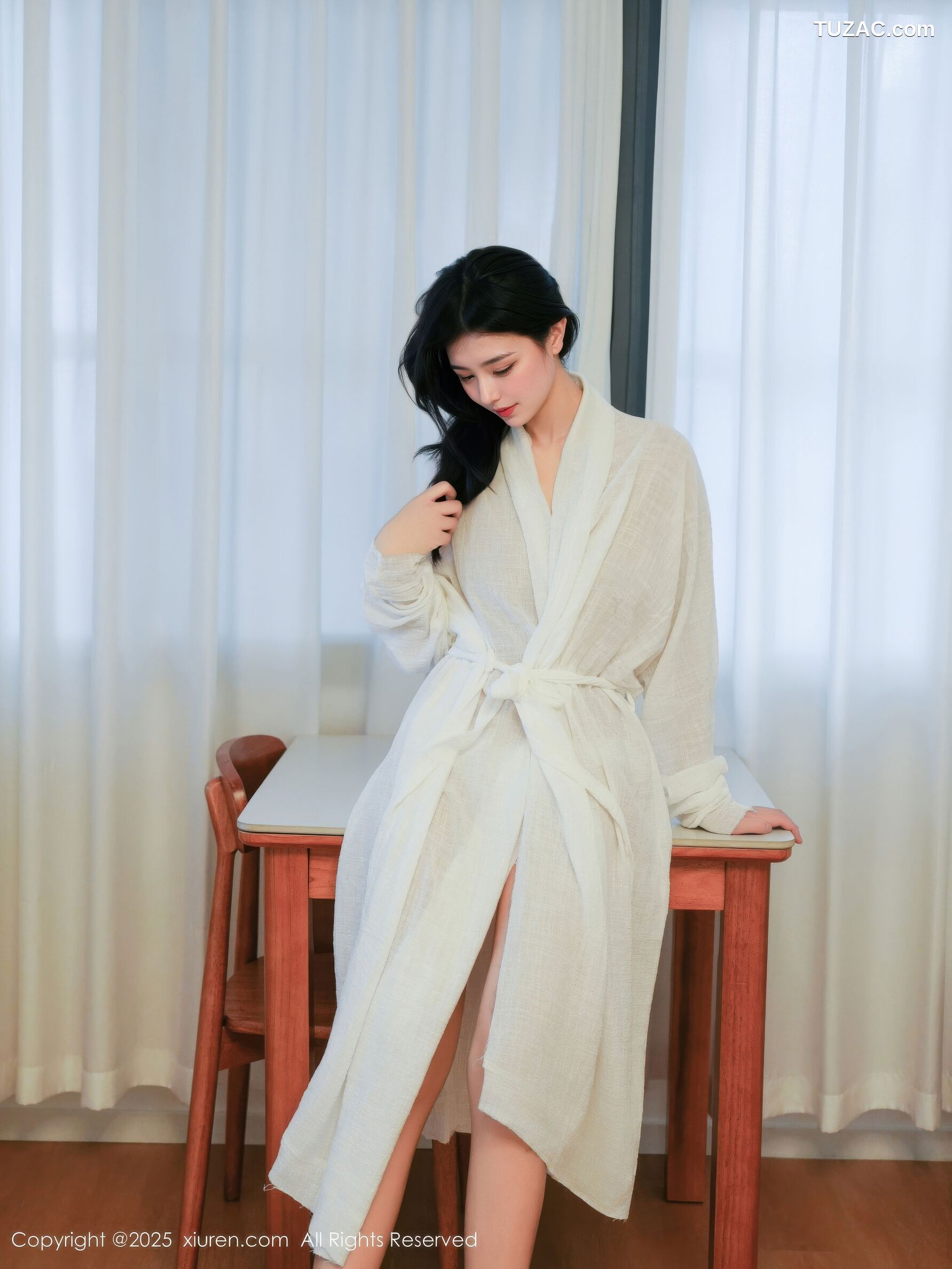 XiuRen秀人网-10920-林悦溪儿-白色浴袍玉体诱惑-2025.10.29