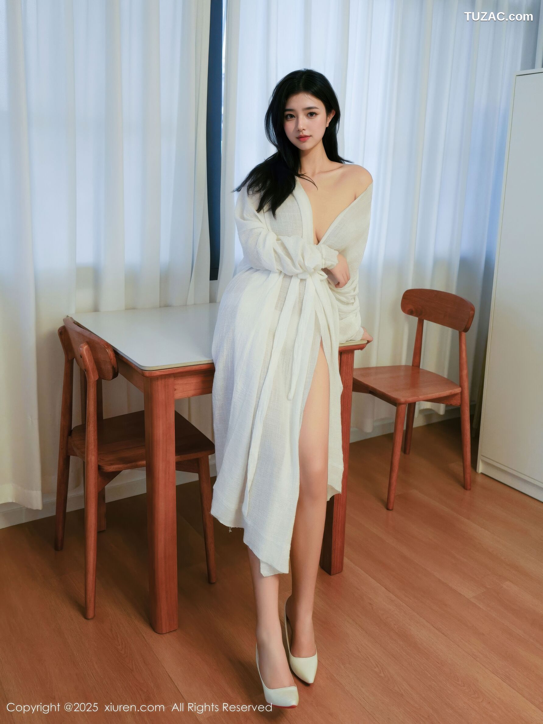 XiuRen秀人网-10920-林悦溪儿-白色浴袍玉体诱惑-2025.10.29
