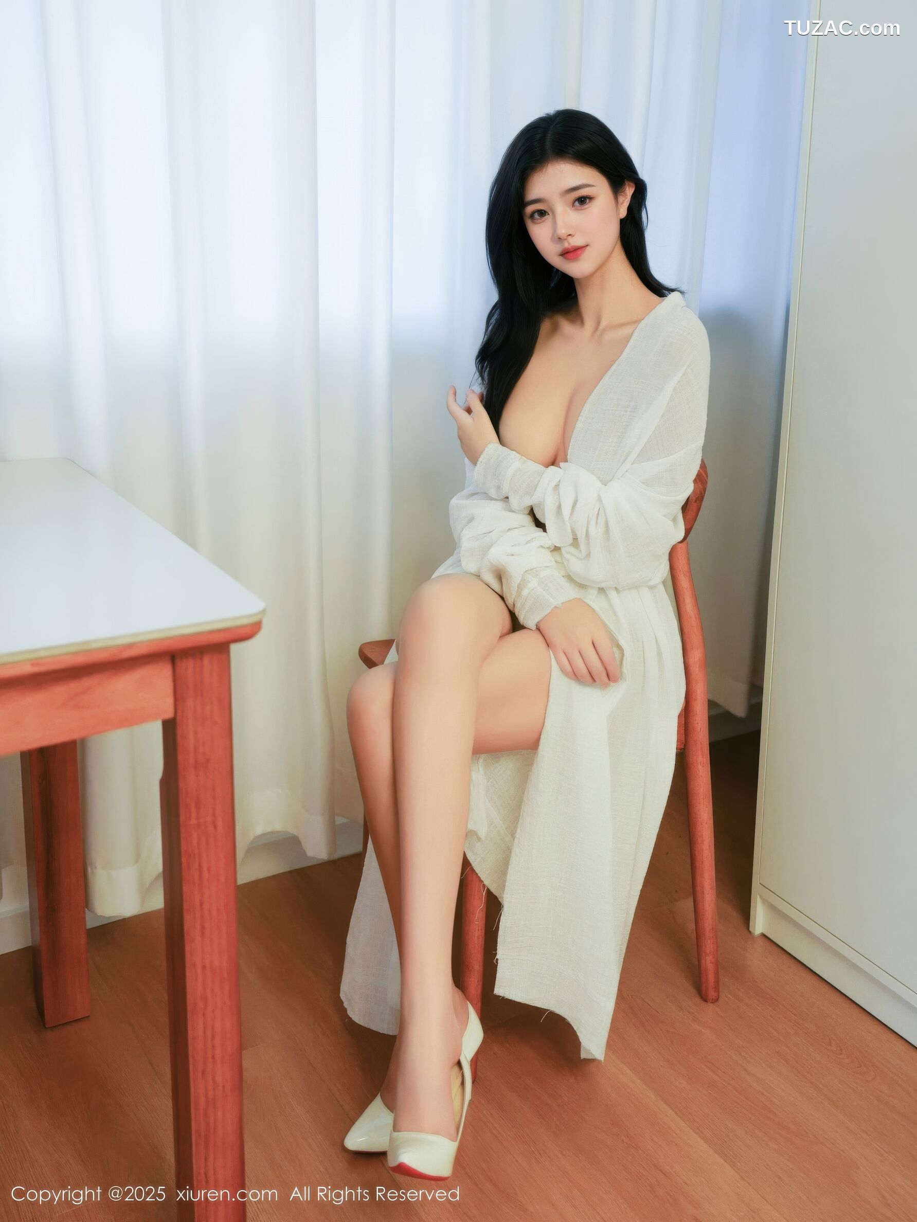 XiuRen秀人网-10920-林悦溪儿-白色浴袍玉体诱惑-2025.10.29