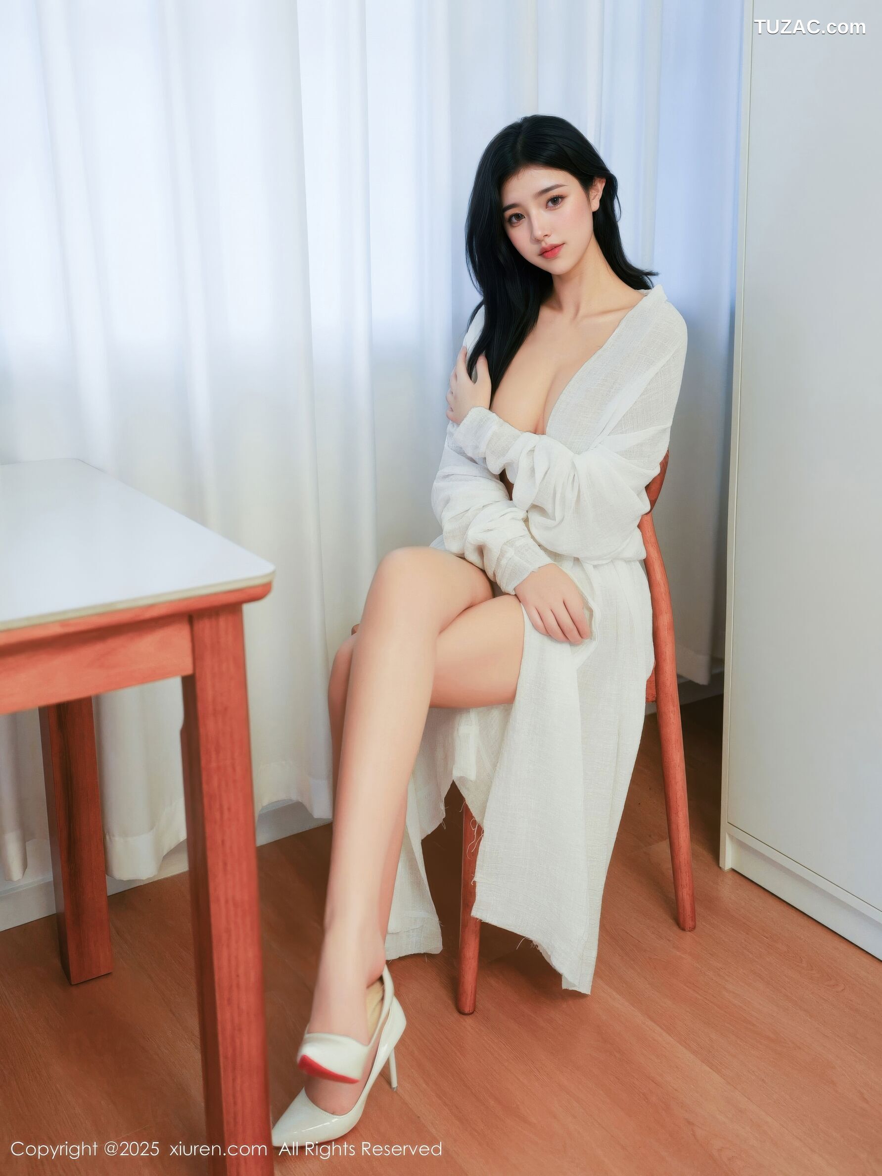 XiuRen秀人网-10920-林悦溪儿-白色浴袍玉体诱惑-2025.10.29