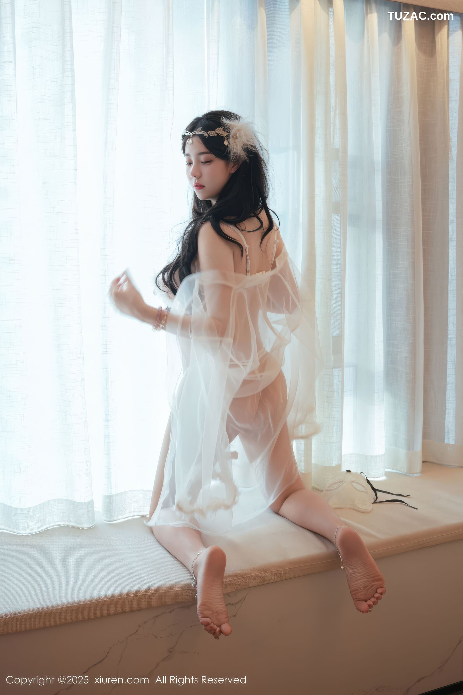 XiuRen秀人网-10923-软情-异域风透视白纱爆乳-2025.10.29