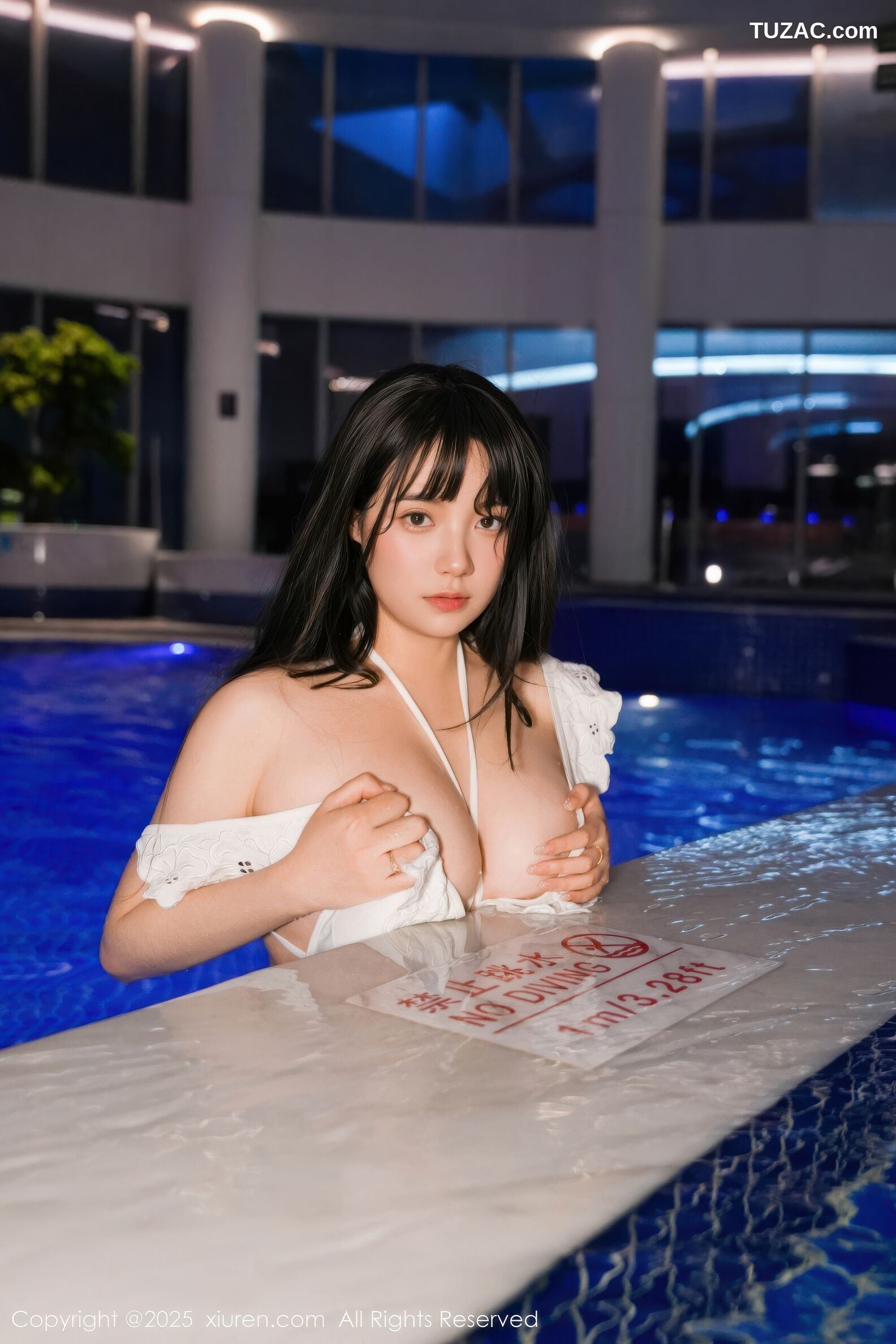 XiuRen秀人网-10959-软情-泳池白色死库水-2025.11.07