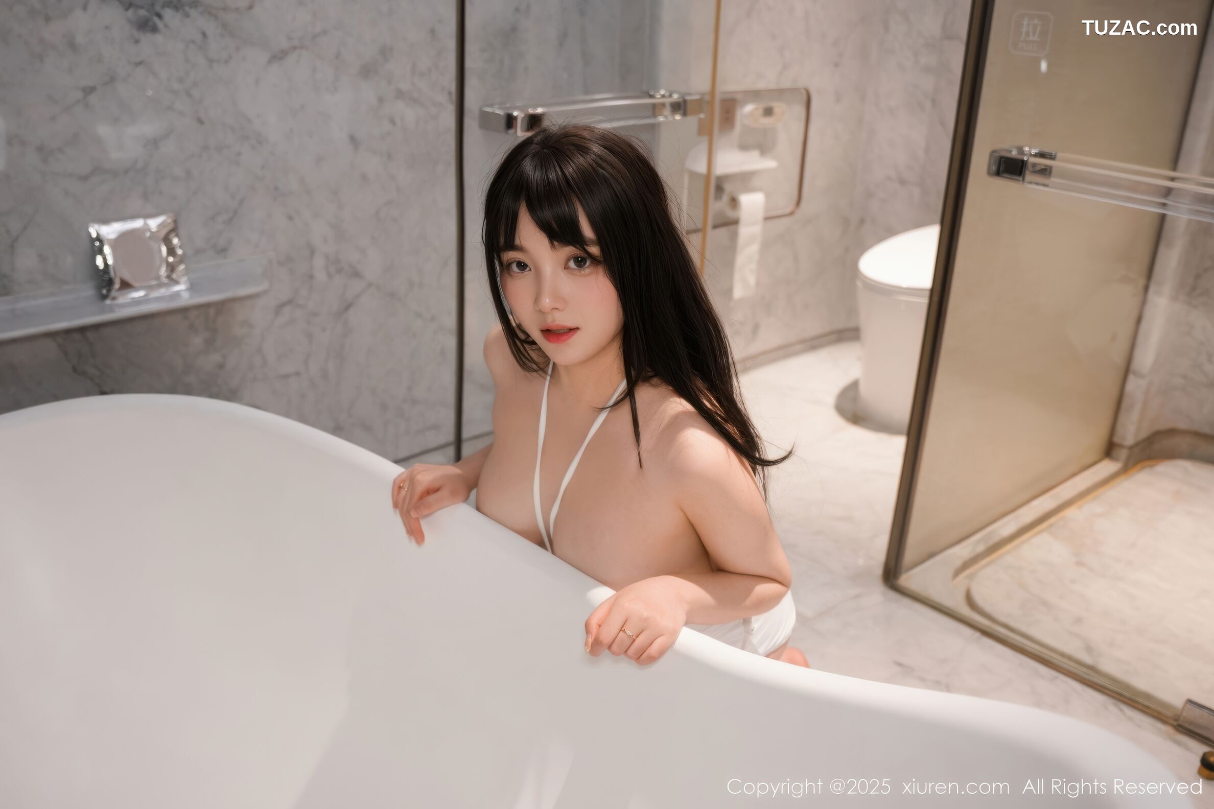 XiuRen秀人网-10959-软情-泳池白色死库水-2025.11.07
