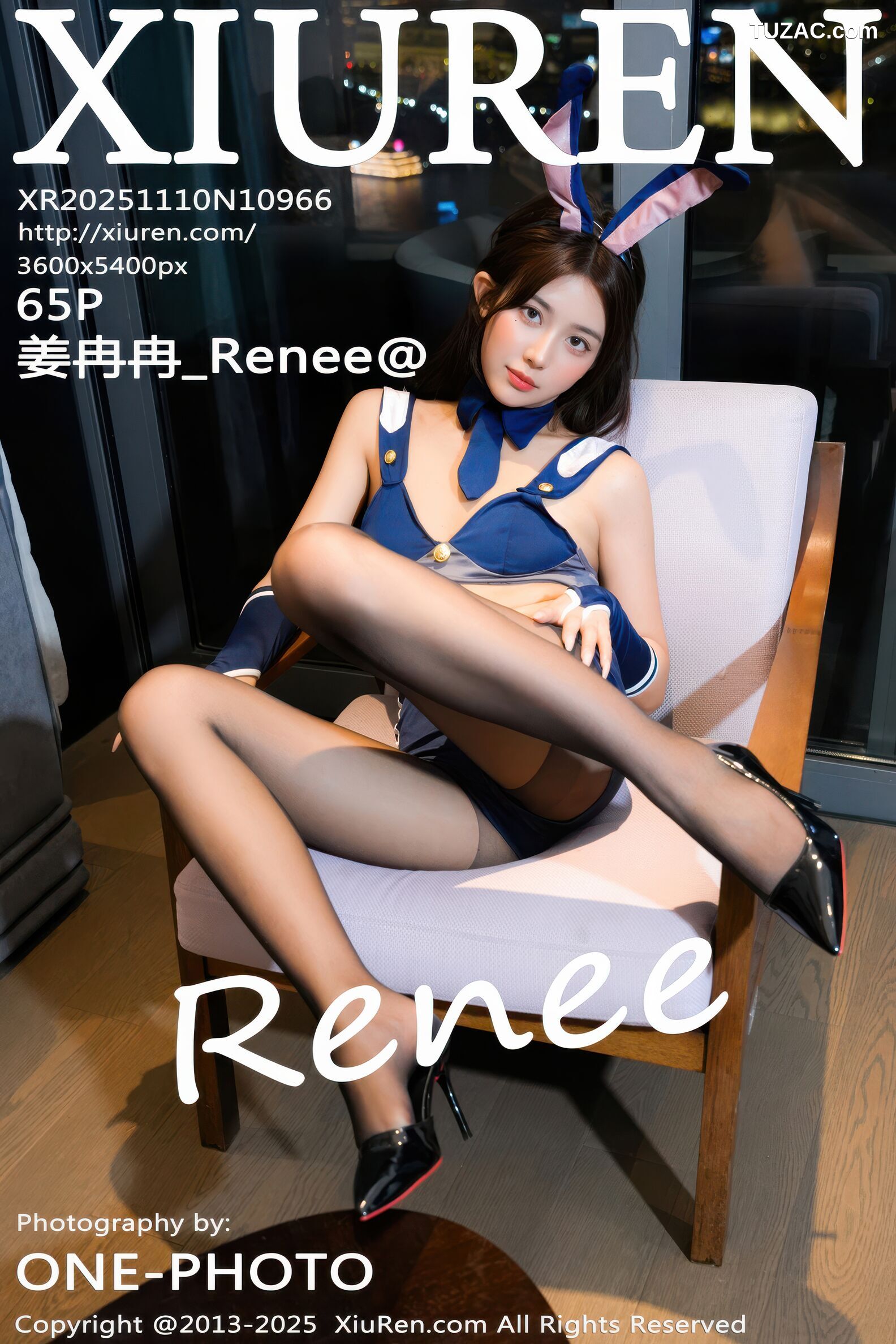 XiuRen秀人网-10966-姜冉冉_Renee-蓝兔子装扮魅惑黑丝-2025.11.10