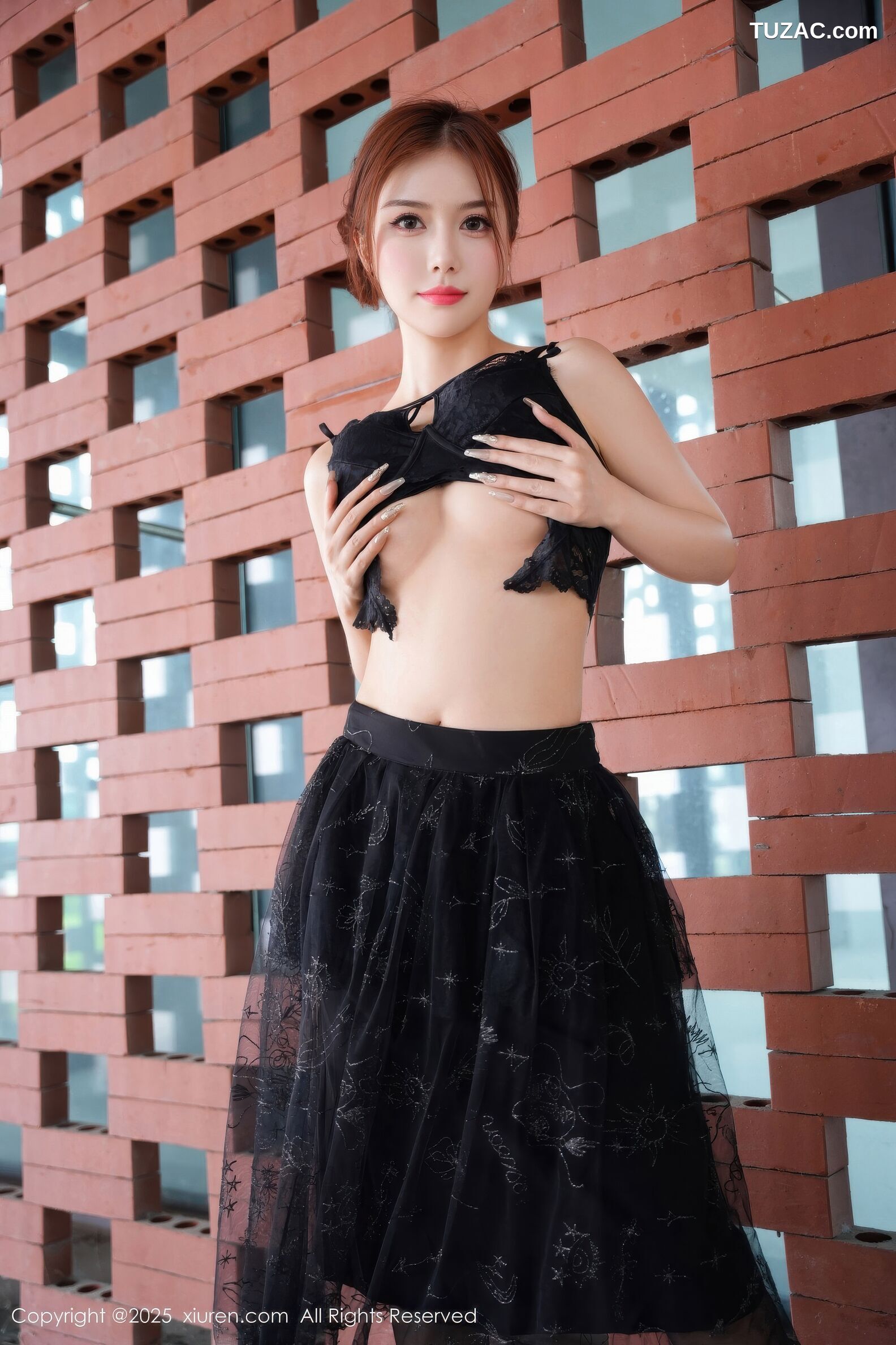 XiuRen秀人网-11016-白芷yy-黑色情趣内衣黑丝-2025.11.21