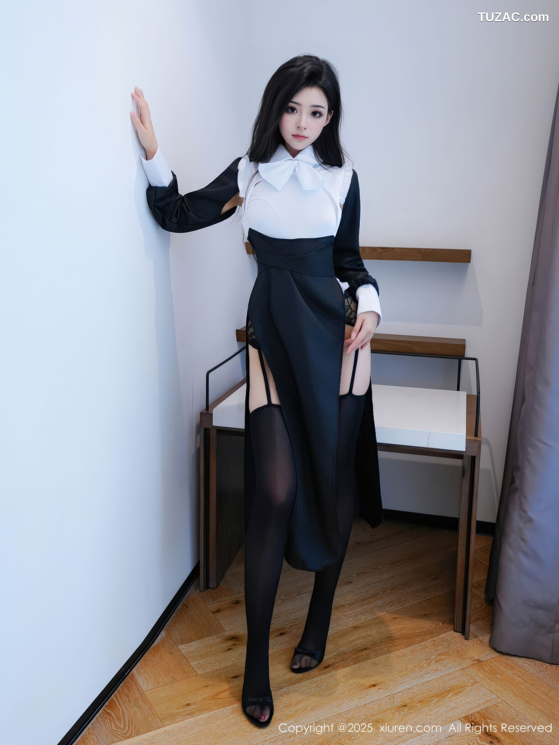 XiuRen秀人网-11059-白琮瑗-黑白情趣修女服黑丝-2025.12.03