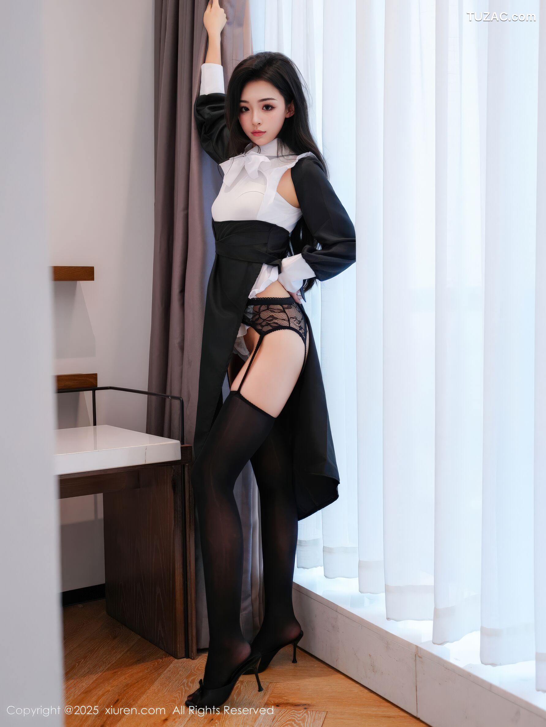 XiuRen秀人网-11059-白琮瑗-黑白情趣修女服黑丝-2025.12.03