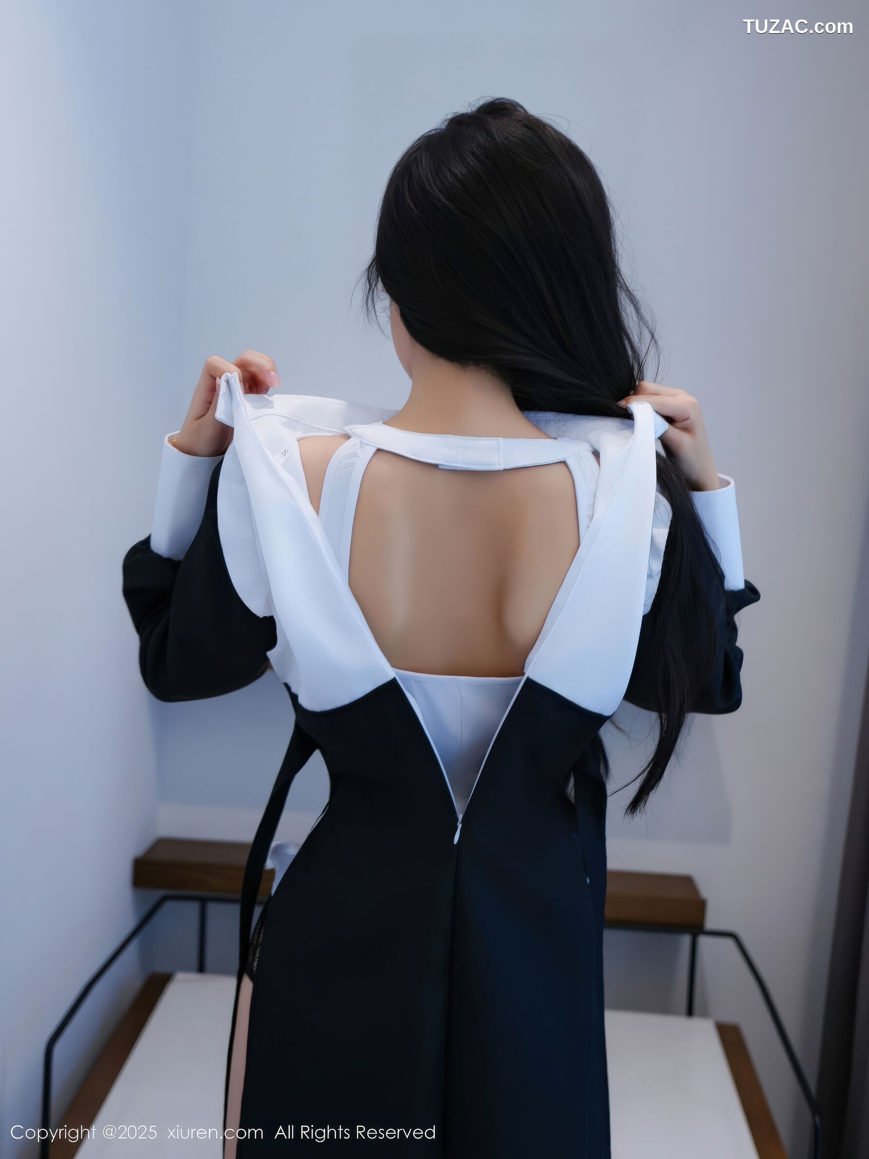 XiuRen秀人网-11059-白琮瑗-黑白情趣修女服黑丝-2025.12.03