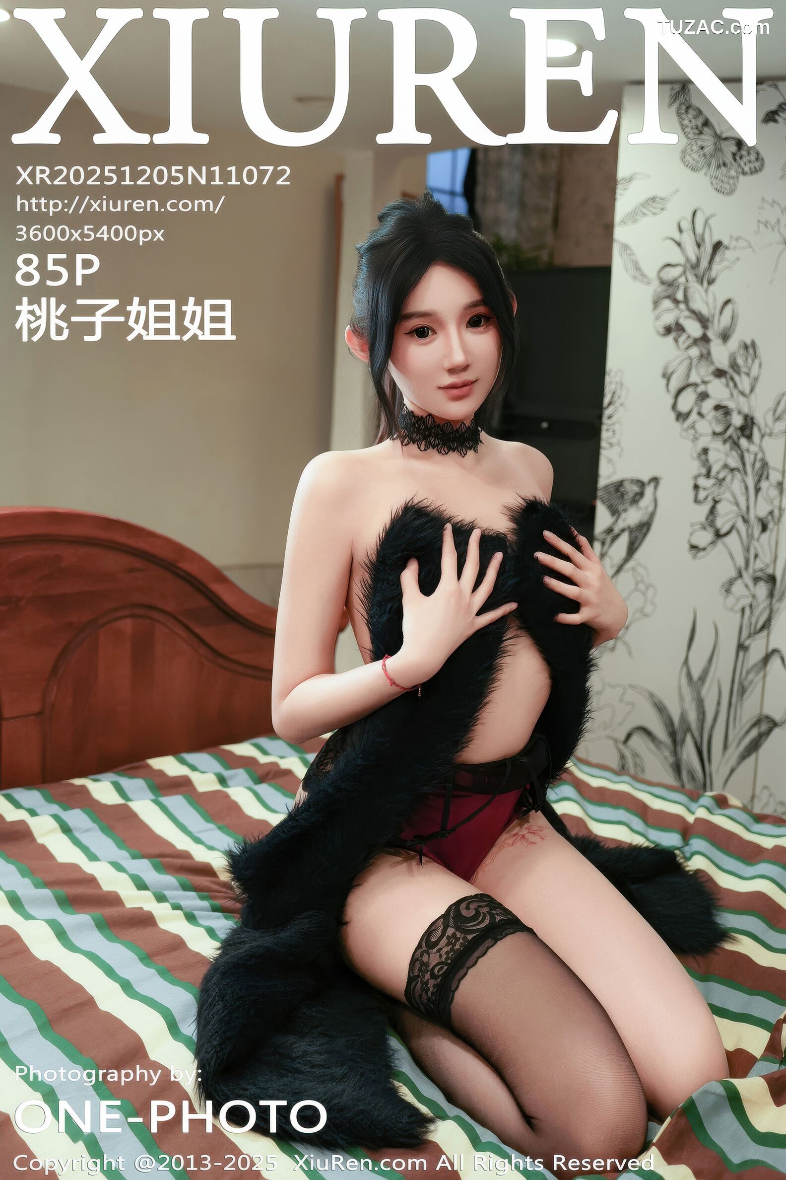 XiuRen秀人网-11072-桃子姐姐-吊带黑丝美腿-2025.12.05