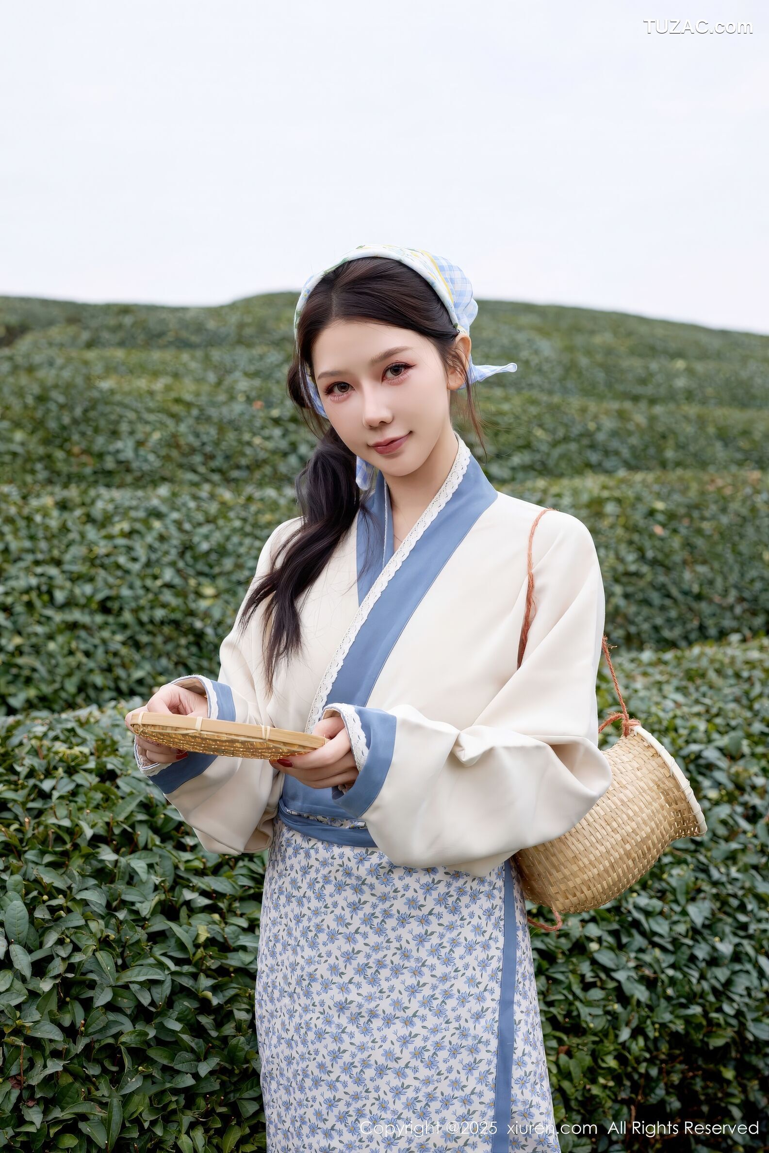 XiuRen秀人网-11098-尹甜甜-采茶女古风白衣户外爆乳全裸-2025.12.11