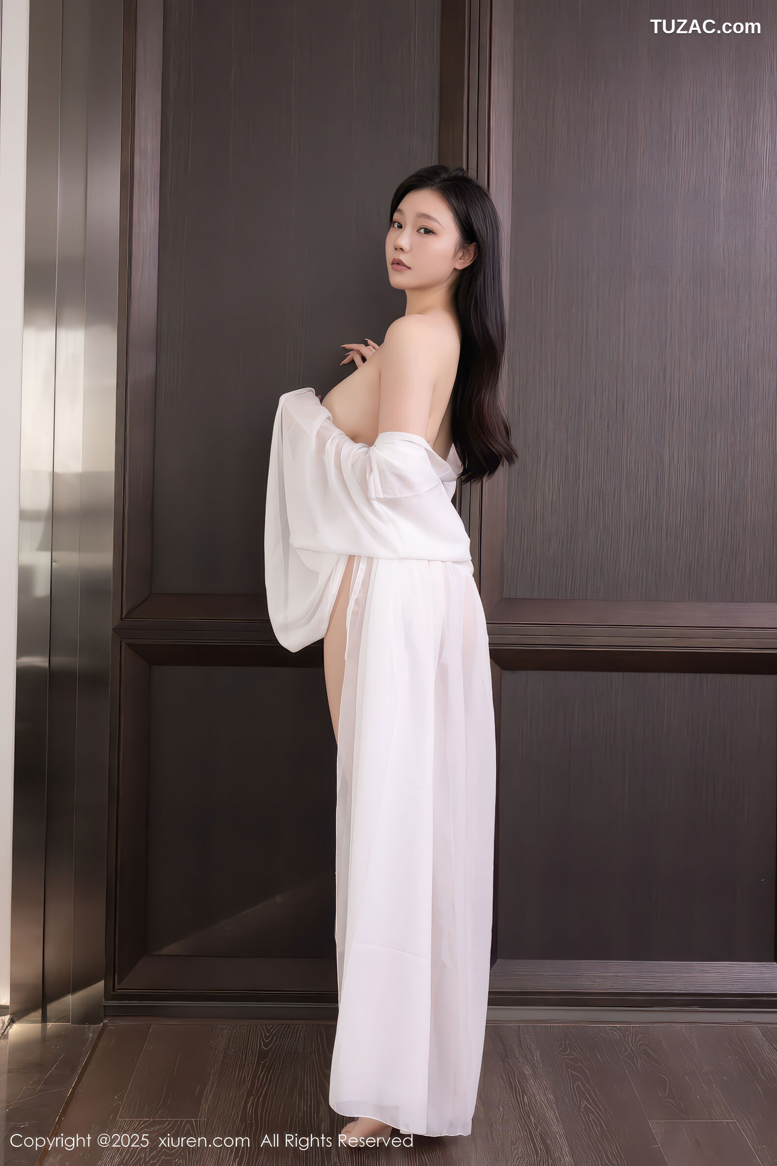 XiuRen秀人网-11178-安然anran-古风淡蓝道服白纱亵衣-2025.12.30