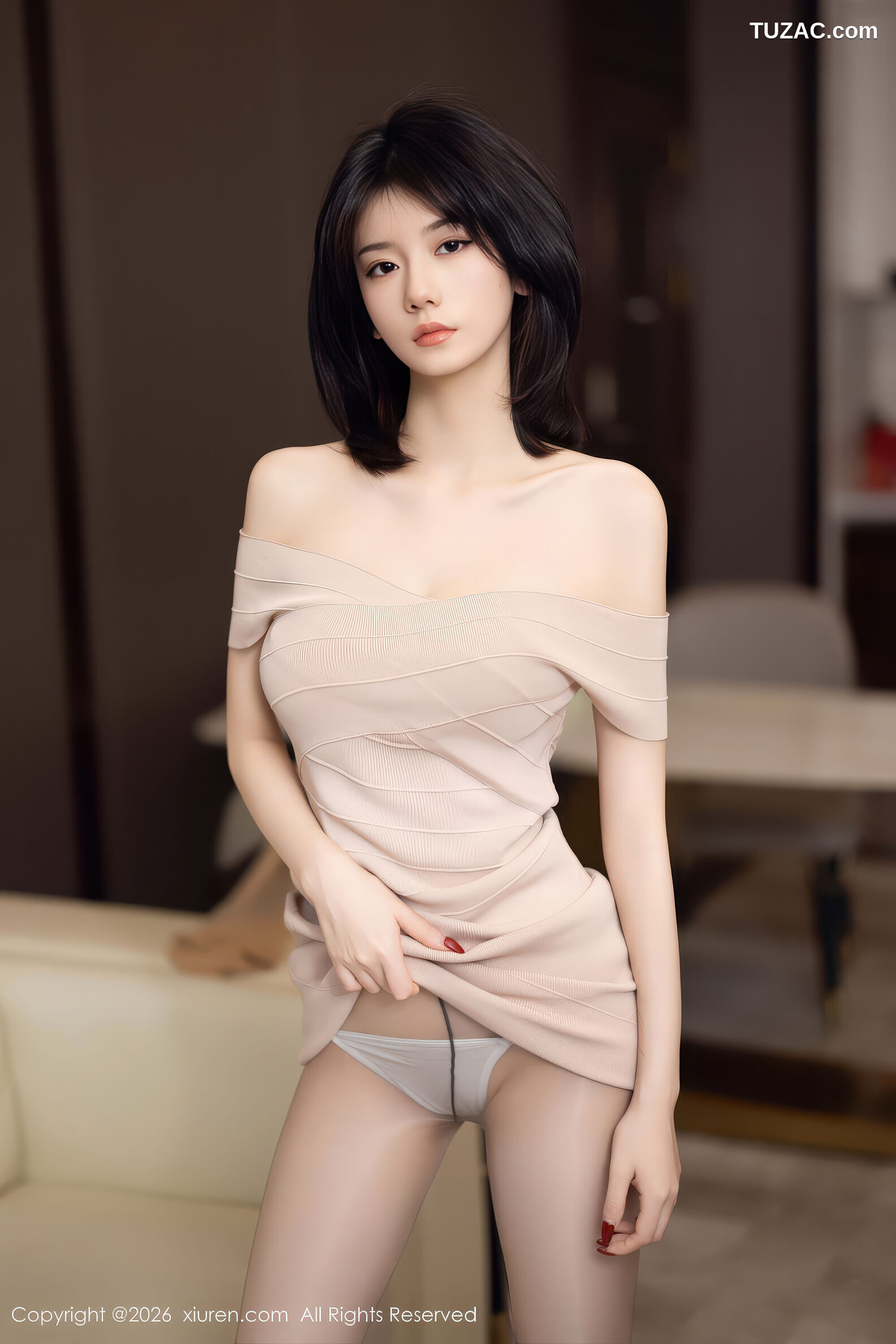 XiuRen秀人网-11244-凌七七-短发少女连衣短裙-2026.01.16
