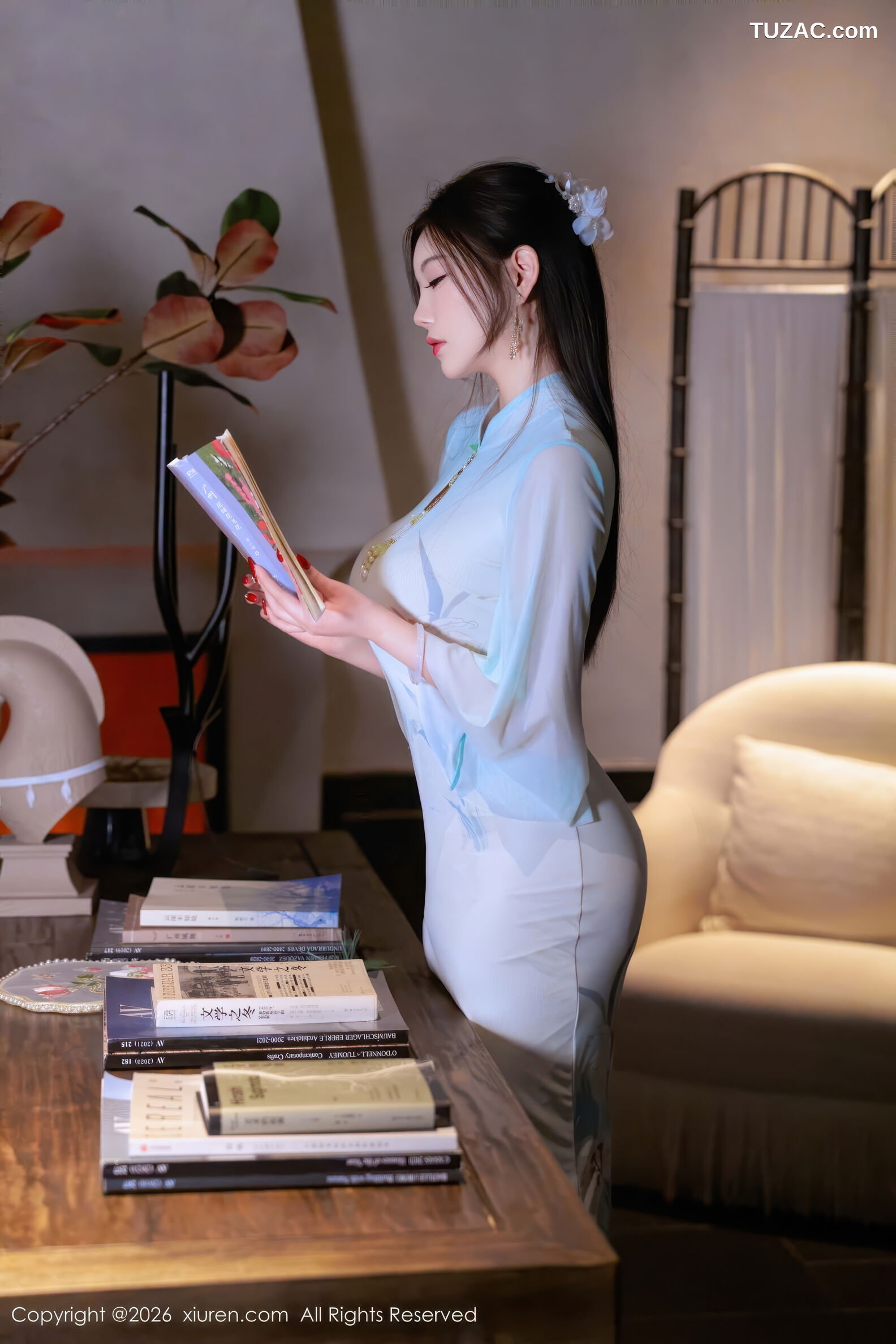 XiuRen秀人网-11258-杨晨晨-蓝色古风服饰-2026.01.21